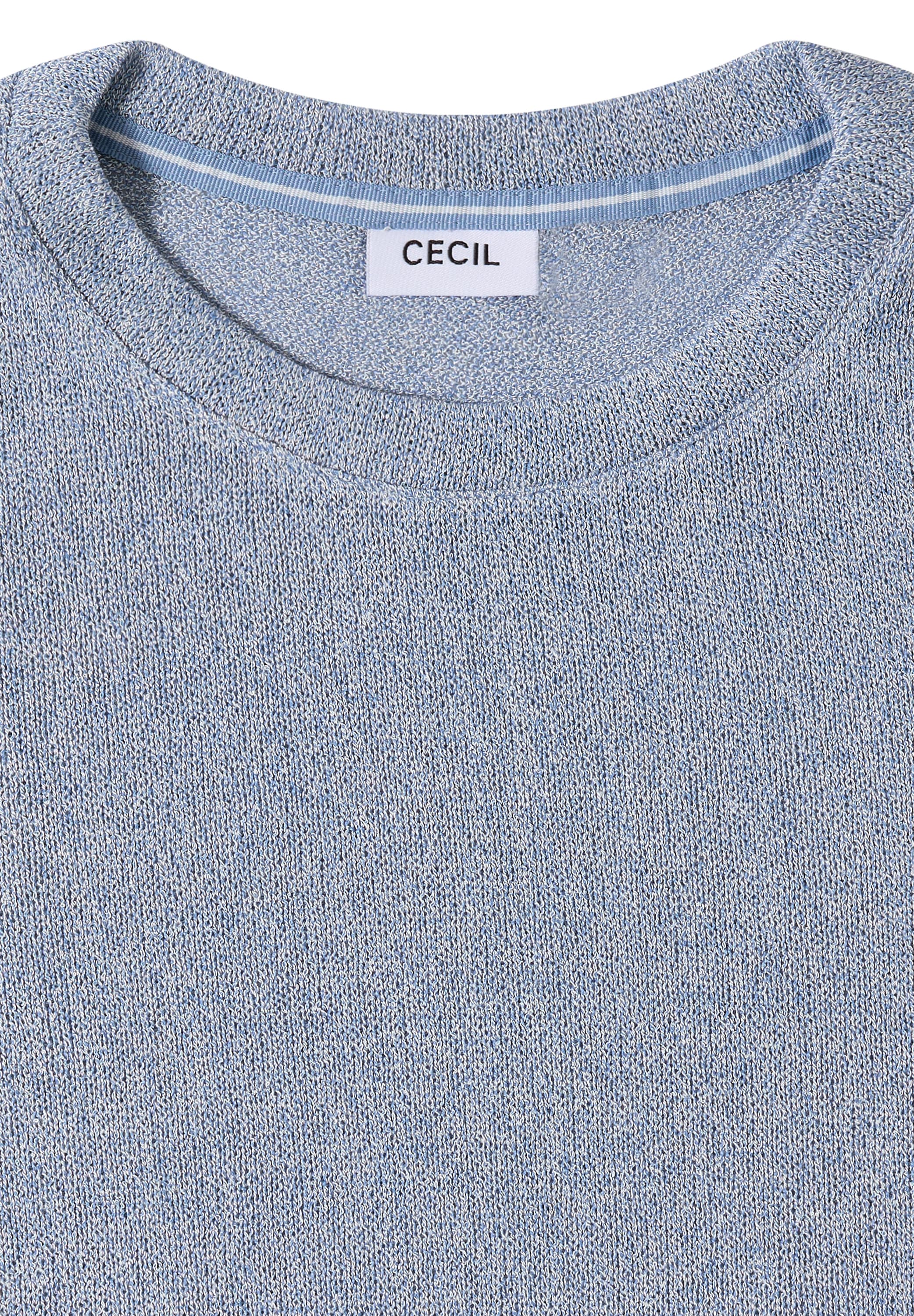 Cecil T-Shirt , in feiner Strick Optik
