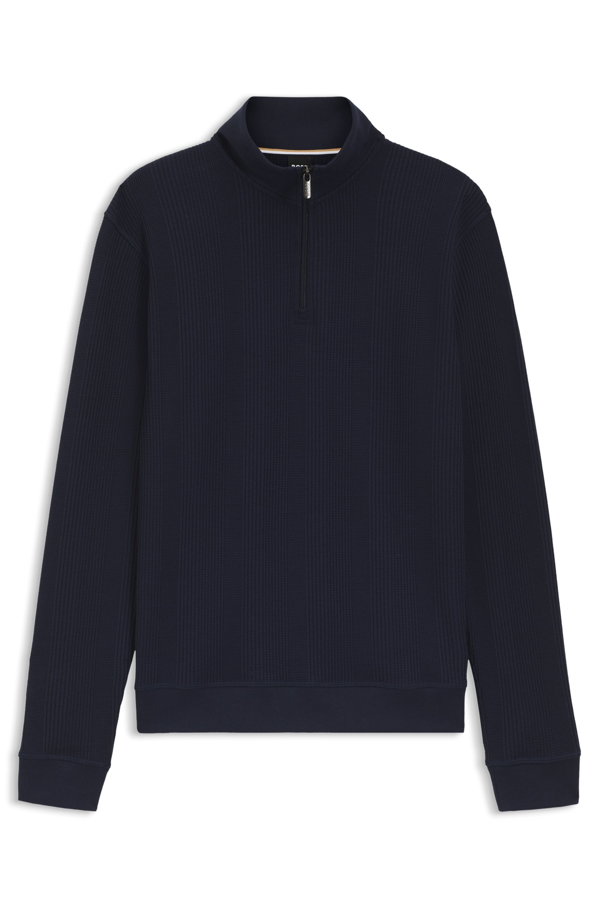 BOSS Sweat-shirt »Structure 1/4 Zip«, mit Stehkragen
