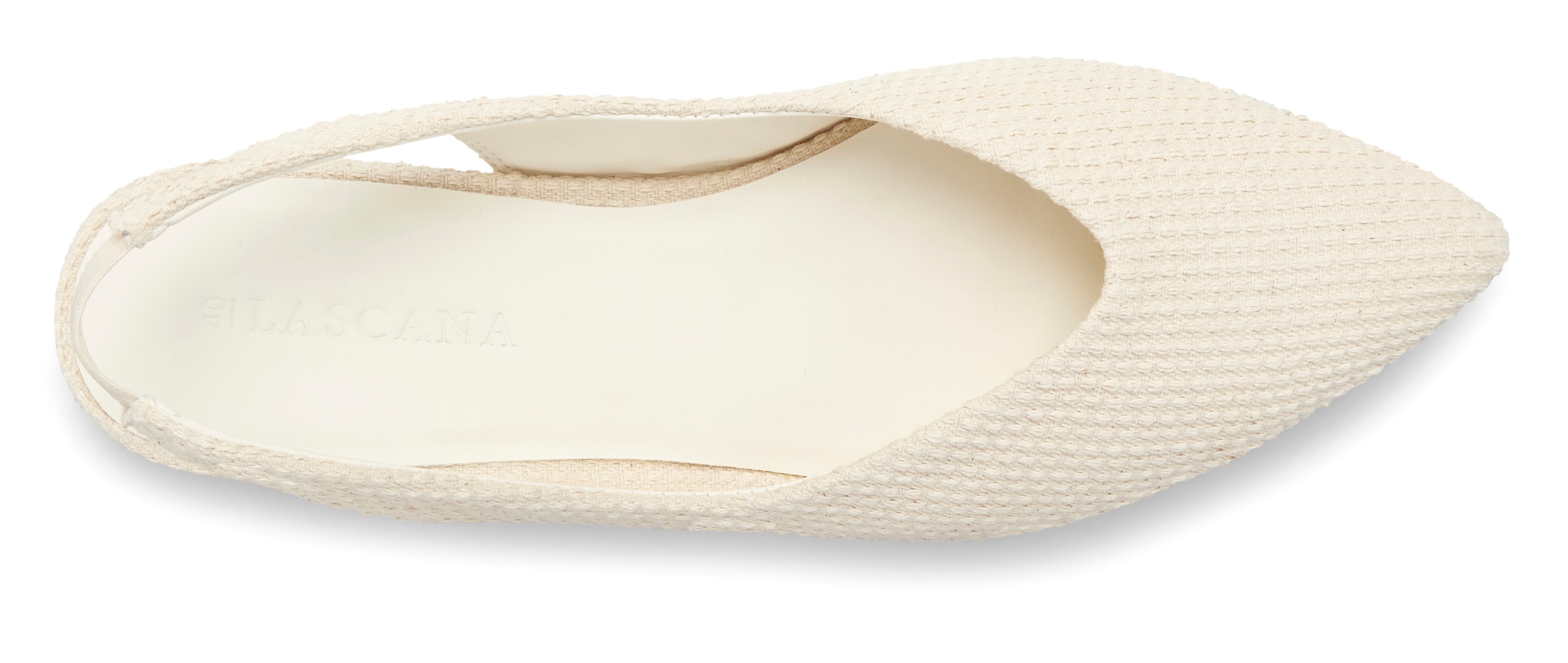 LASCANA Ballerine »Sling-Ballerina, Sandale,«  mit elastischem Riemchen aus Textil VEGAN