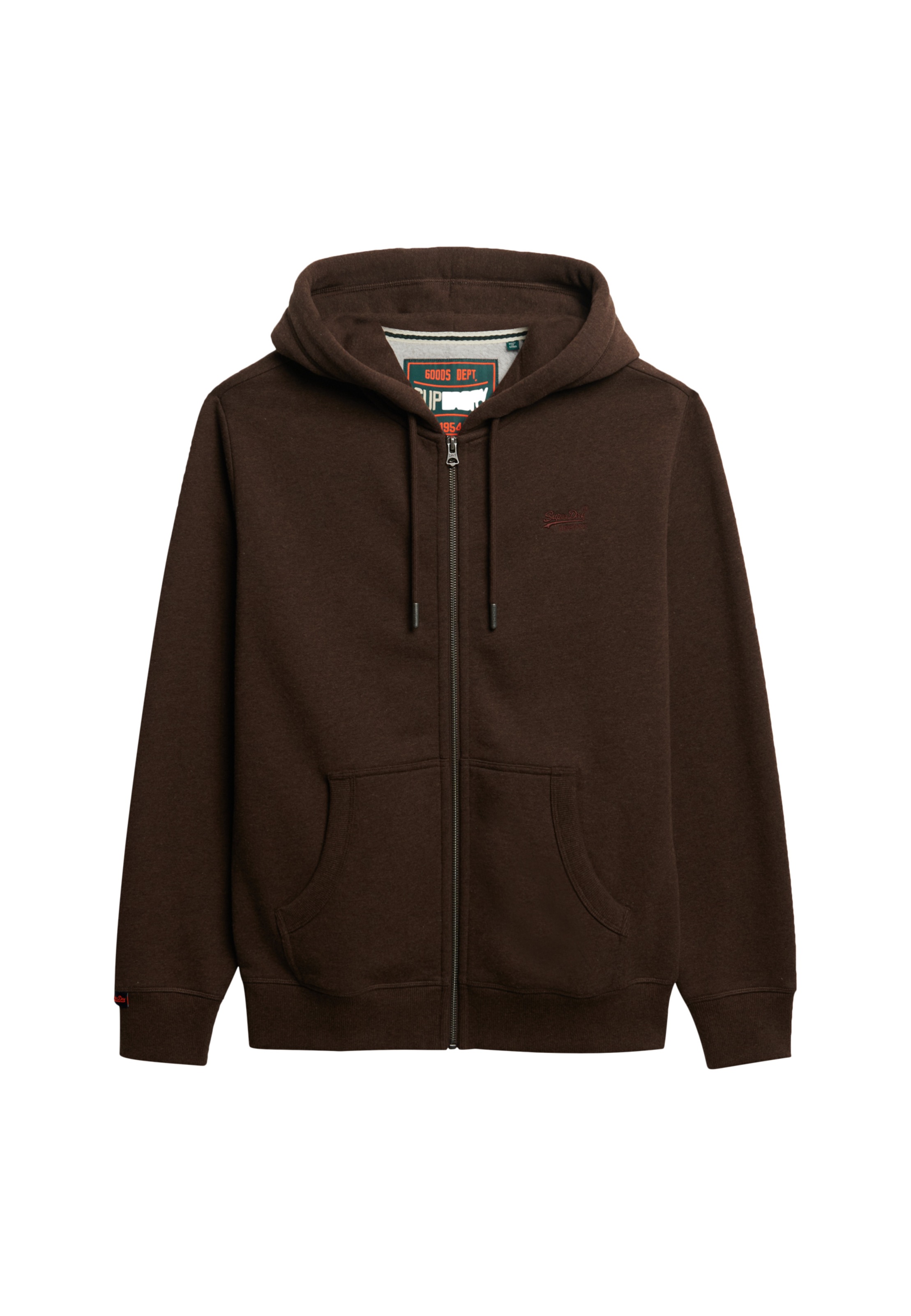 Superdry Kapuzensweatjacke »ESSENTIAL LOGO ZIP HOODIE HB« Baumwollmischung, slim fit