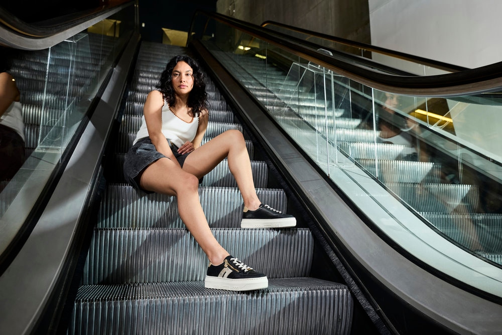 Rieker Baskets à plateforme  Schnürschuh, Halbschuh, Freizeitschuh mit seitlichem Reissverschluss