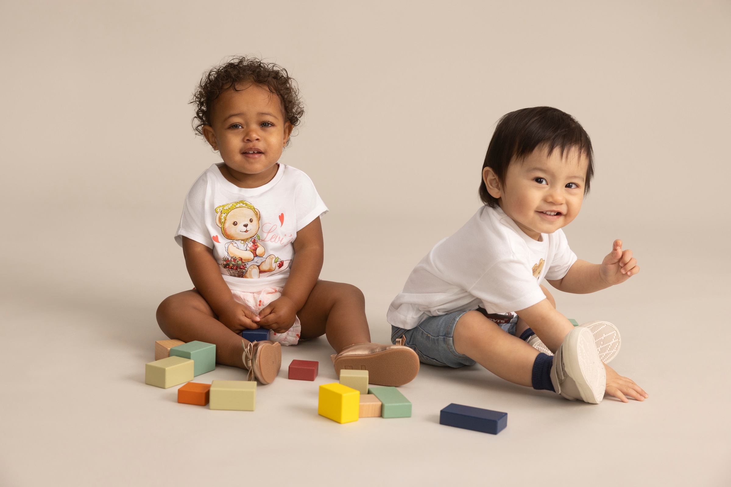 Levi's® Kids Shirt & Shorts »LVB SKATER LEVI TEE & DENIM SE« 2 tlg. for Boys, Jeans-Shirts und Printshirt