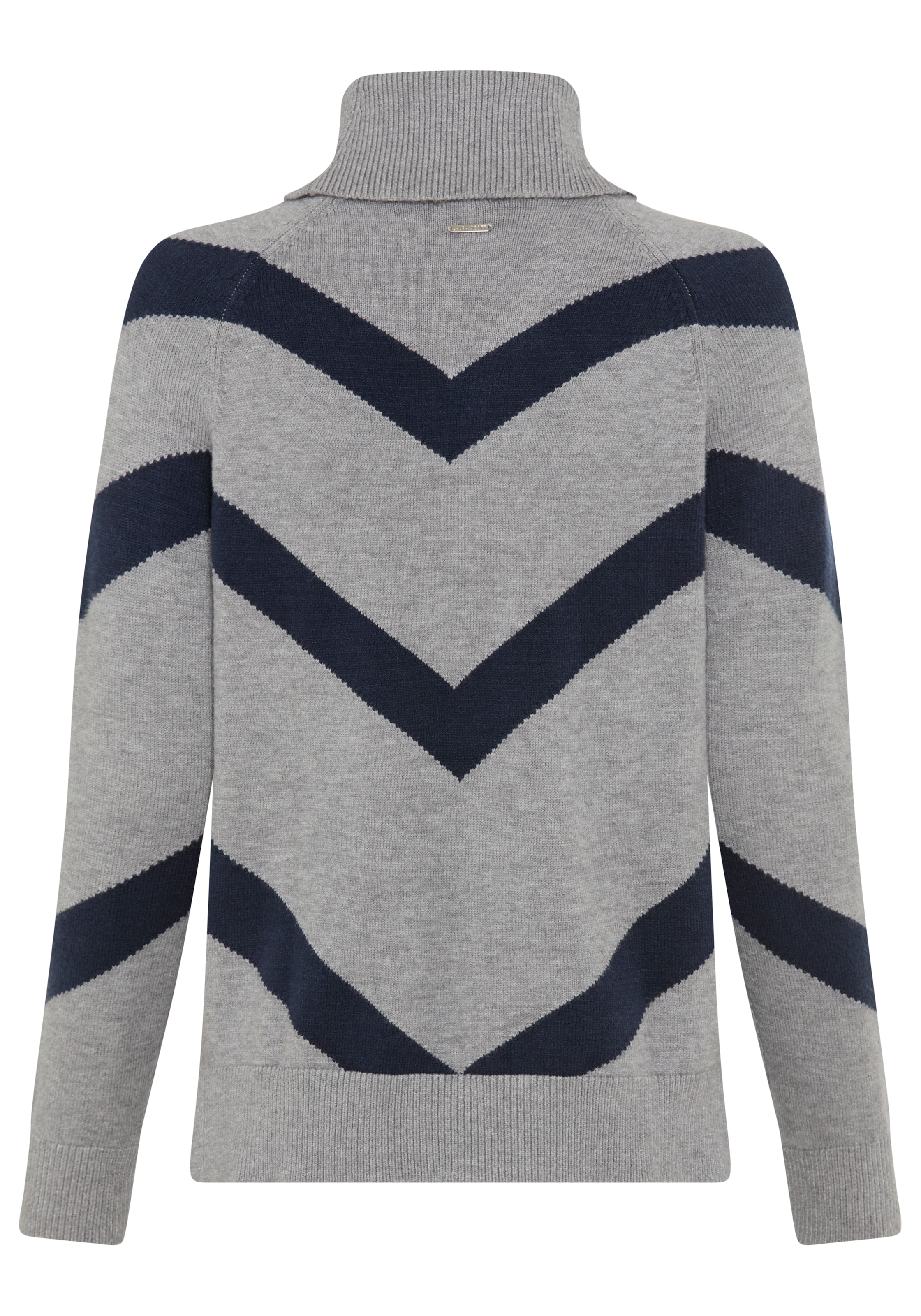 Laura Scott Rollkragenpullover kuscheliger Winterstrick mit lässigem Streifenmuster - NEUE KOLLEKTION