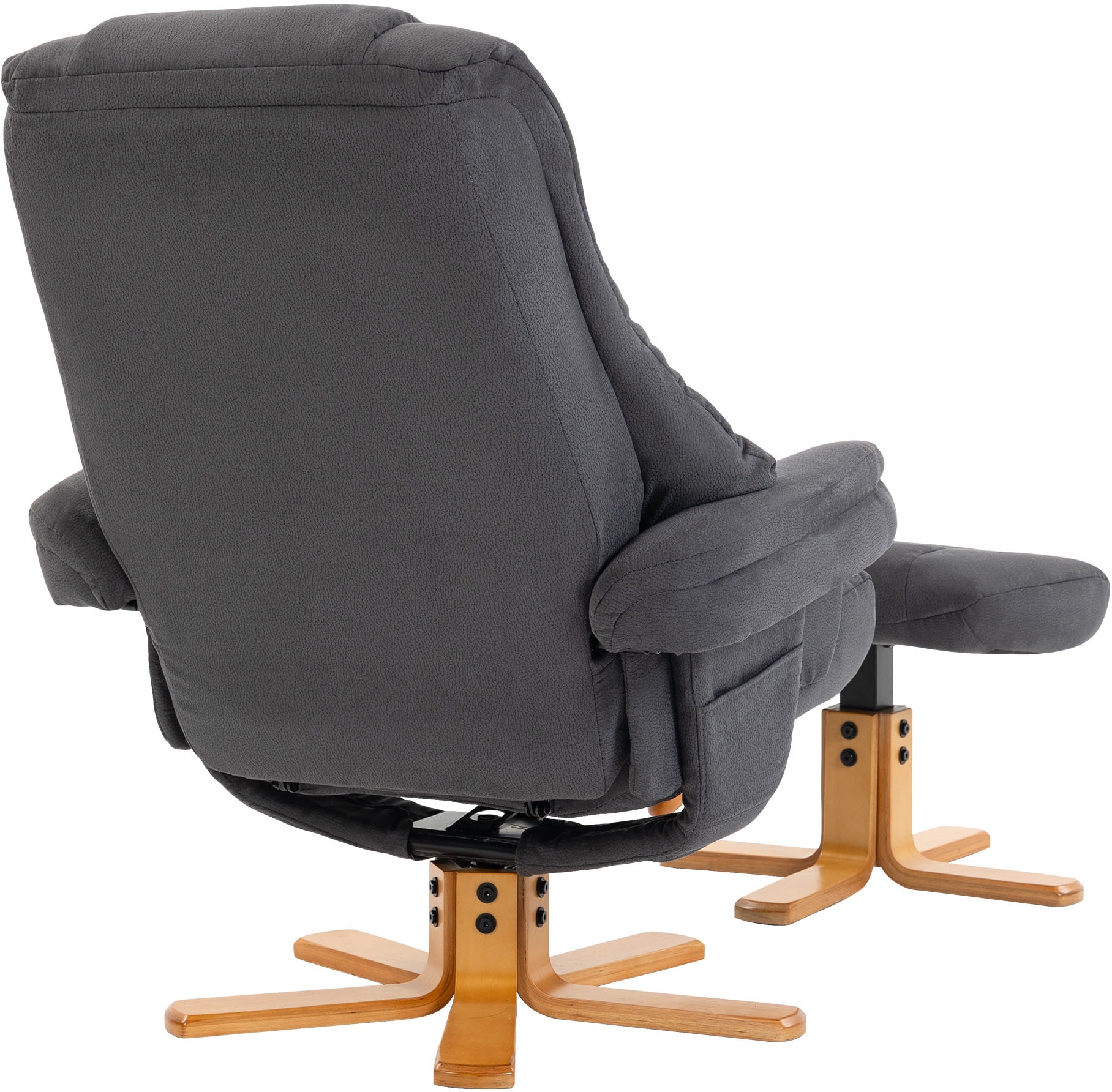Duo Collection TV-Sessel »Bordeaux« mit Hocker und Relaxfunktion, 360 Grad drehbar