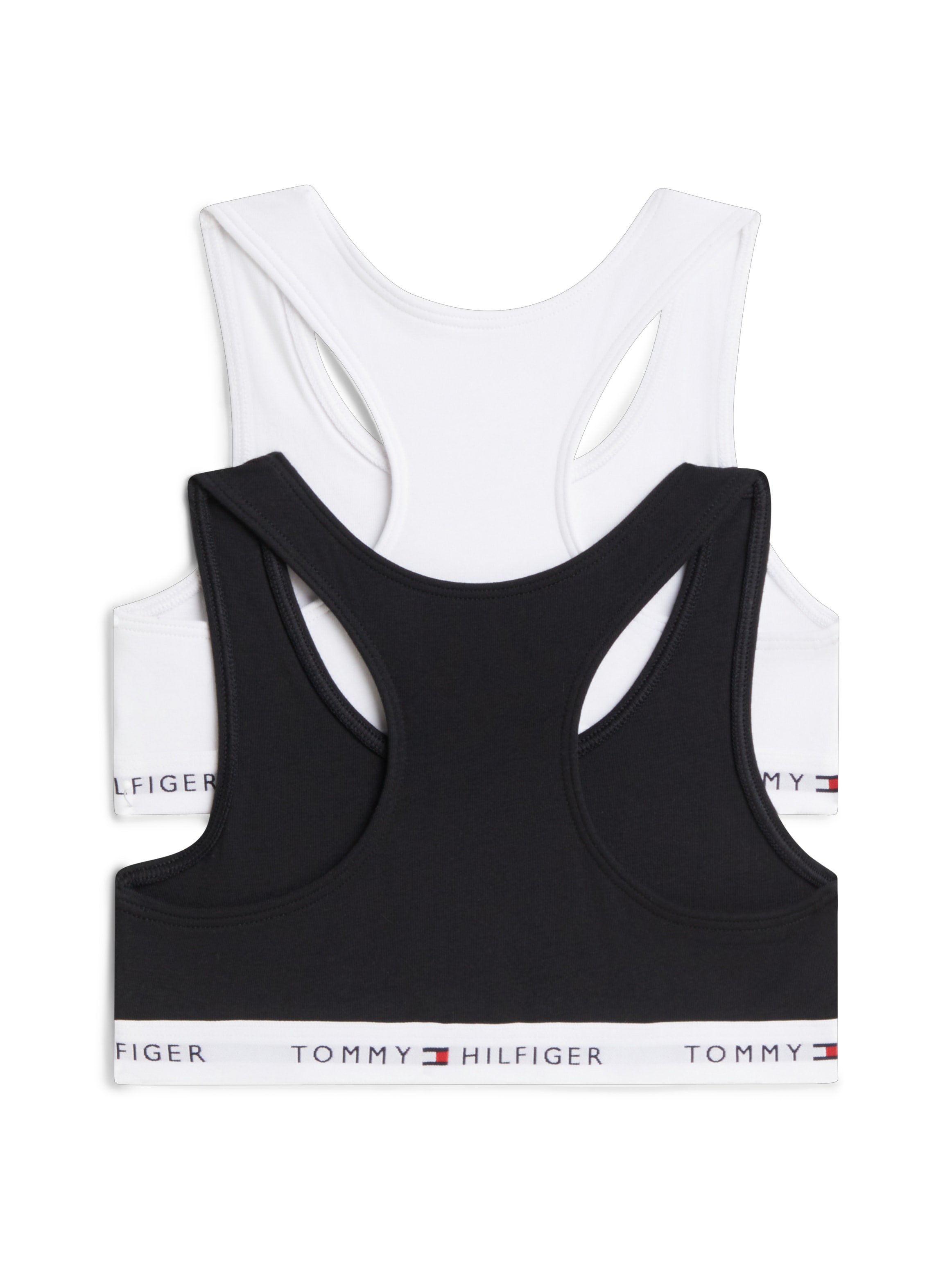 Tommy Hilfiger Underwear Brassière »2PK« 2 bralettes dos nageur avec logos Tommy