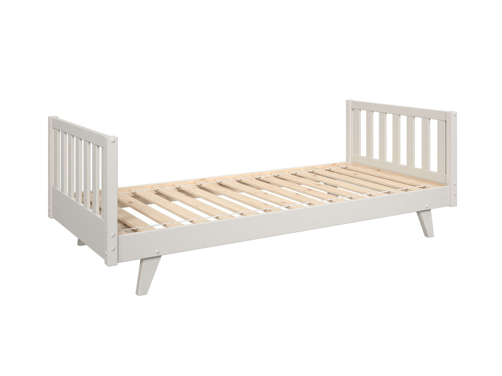 GOODproduct Lit d'enfant »Avelin« Pin massif, certifié FSC®, en couleur tendance cachemire beige