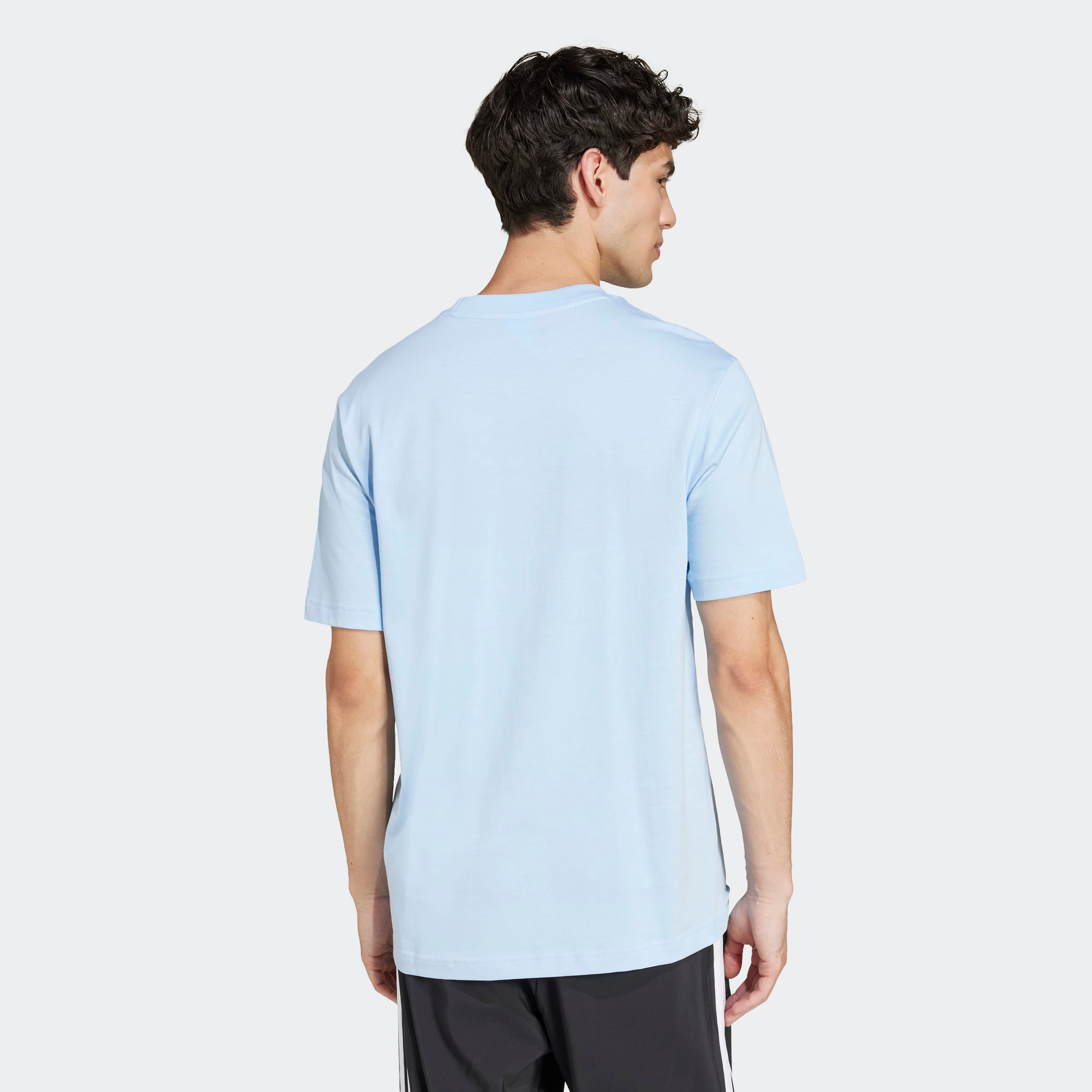 adidas Sportswear »ESSENTIALS SMALL LOGO SINGLE JERSEY« t-shirt sportif à manches courtes, col rond