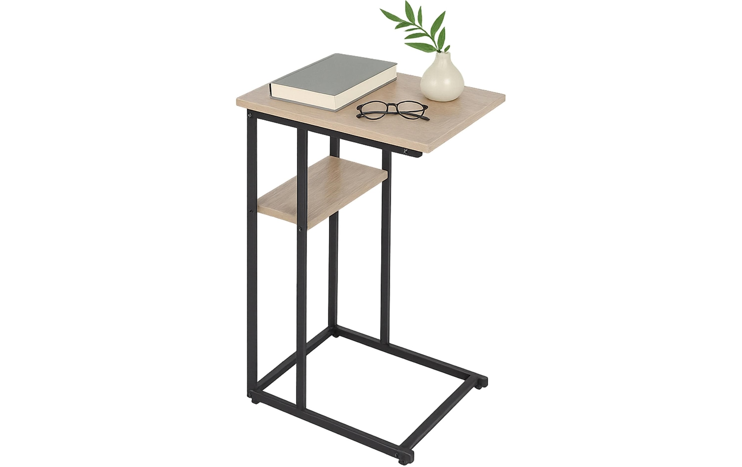 relaxdays Table d'appoint »in C-Form 60 x 40 cm«