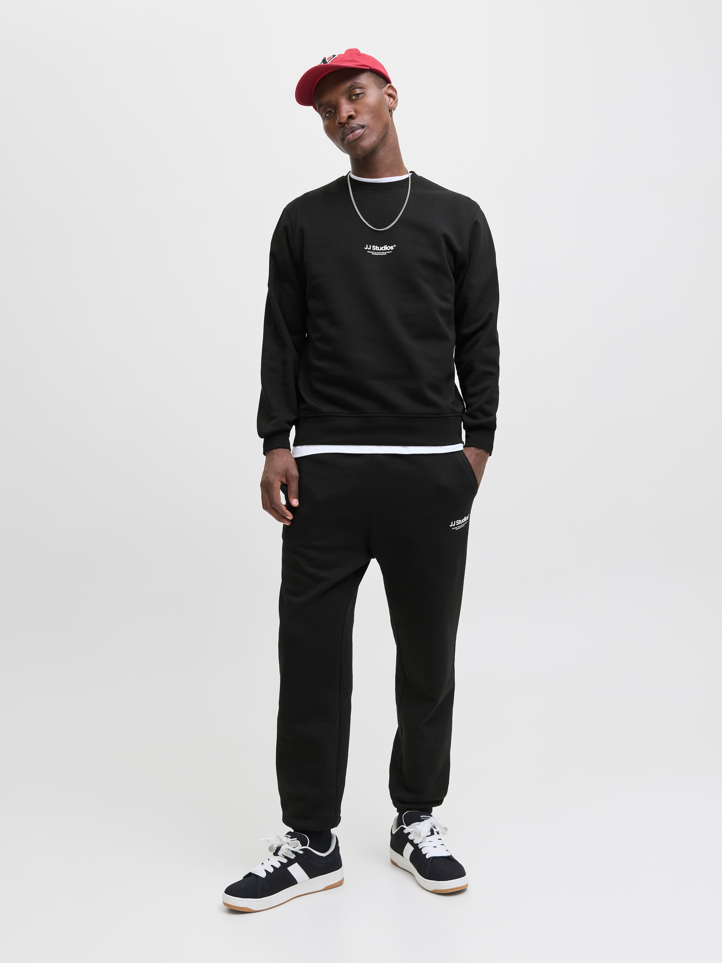 Jack & Jones Sweatshirt »JJESOHO SWEAT CREW NECK NOOS«, Baumwollmischung, relaxed fit
