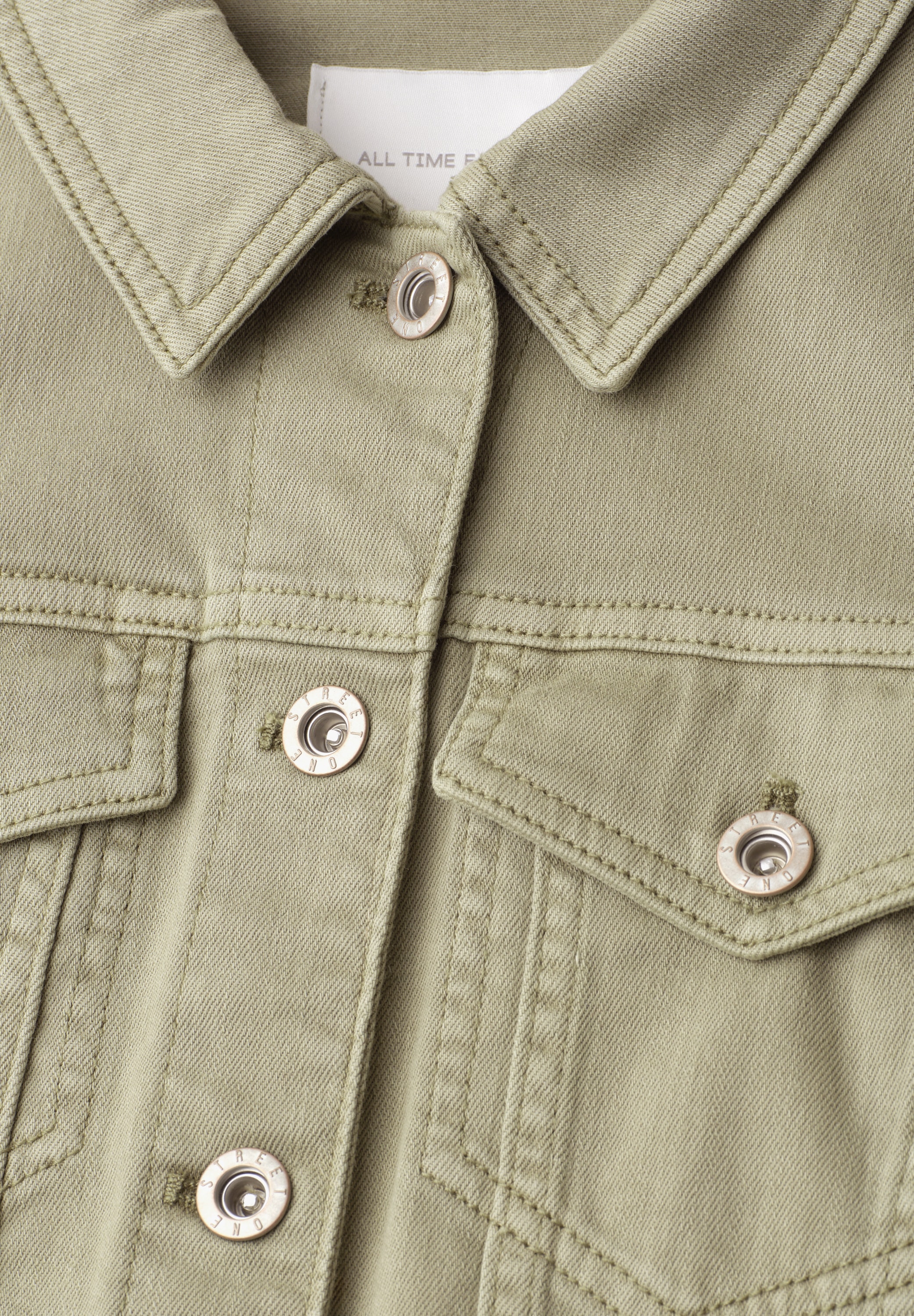 STREET ONE Veste courte aspect denim coloré