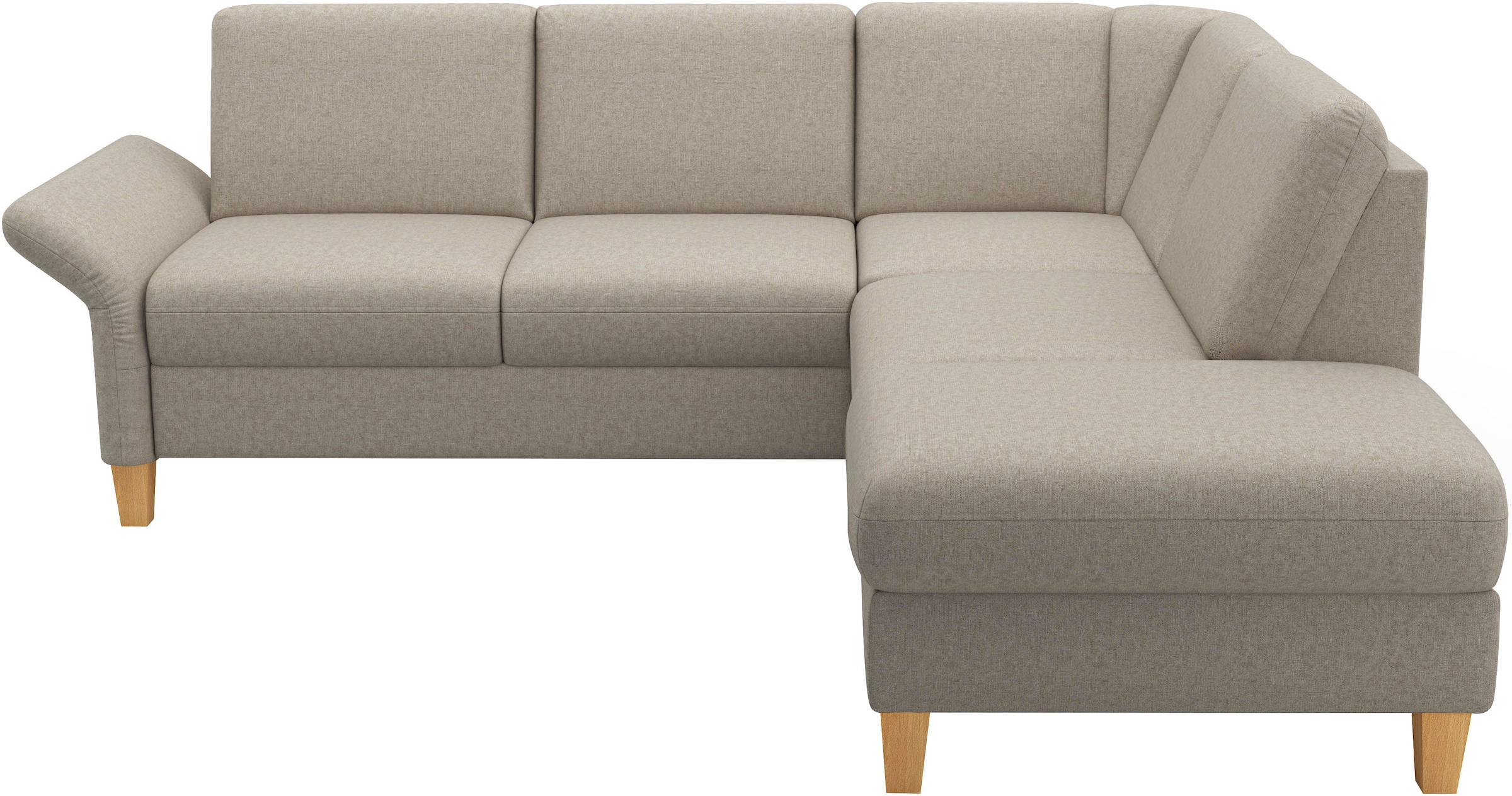 Home affaire Canapé d'angle »Rochelle, L-Form« wahlweise mit Armteilverstellung, Bettfunktion und Bettkasten