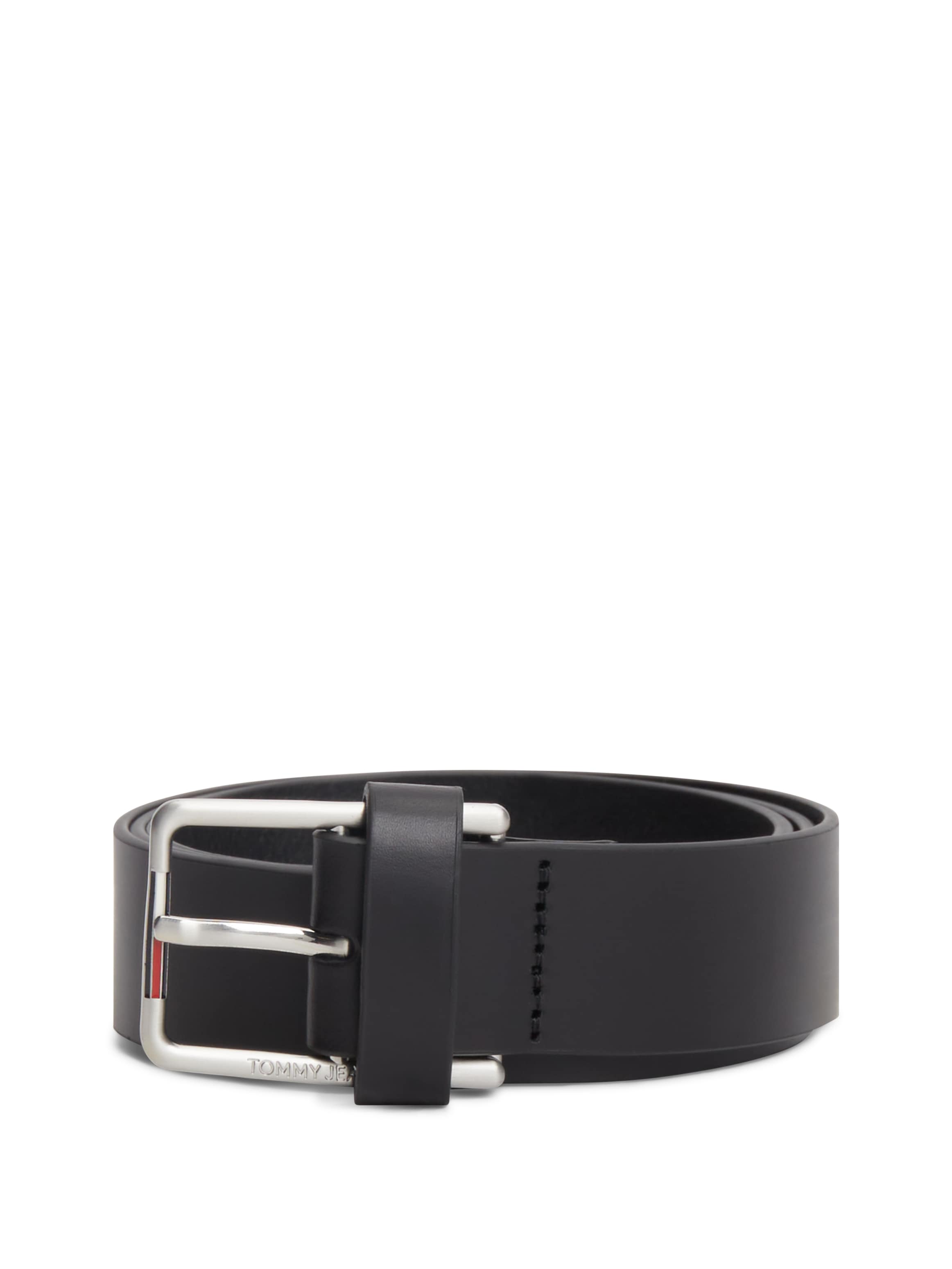Tommy Jeans Ceinture en cuir »TJM AUSTIN 3.5« taille réglable avec détails d’étiquette sur la boucle