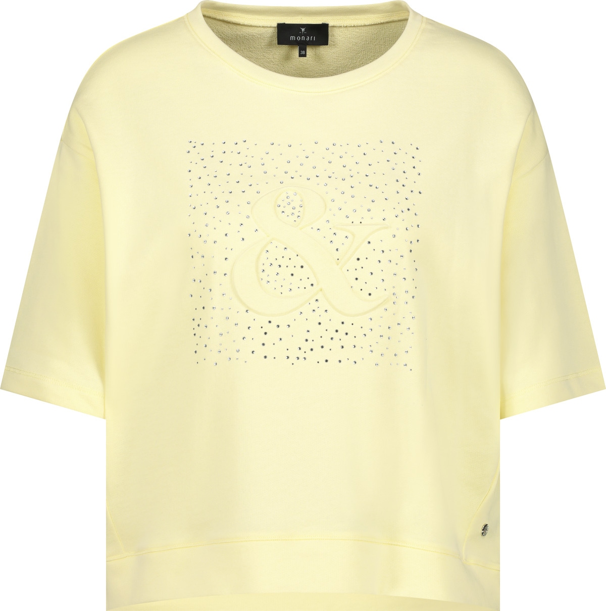 Monari Sweatshirt »Sweatshirt Basic Schmuck«, Regular fit mit Schmuck
