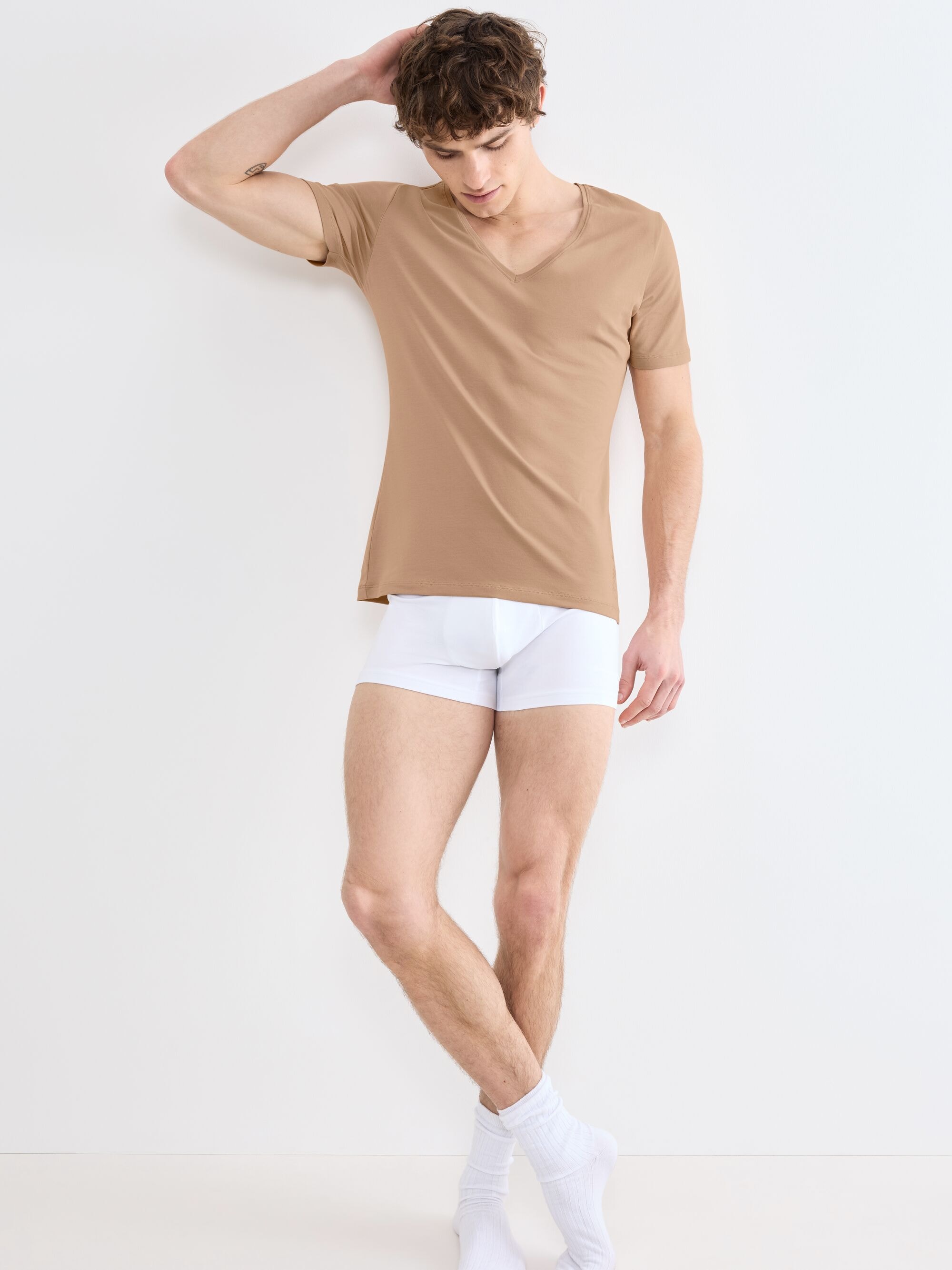 sloggi Sous-maillot »SLG Base V Neck Shirt« matériau doux et noble