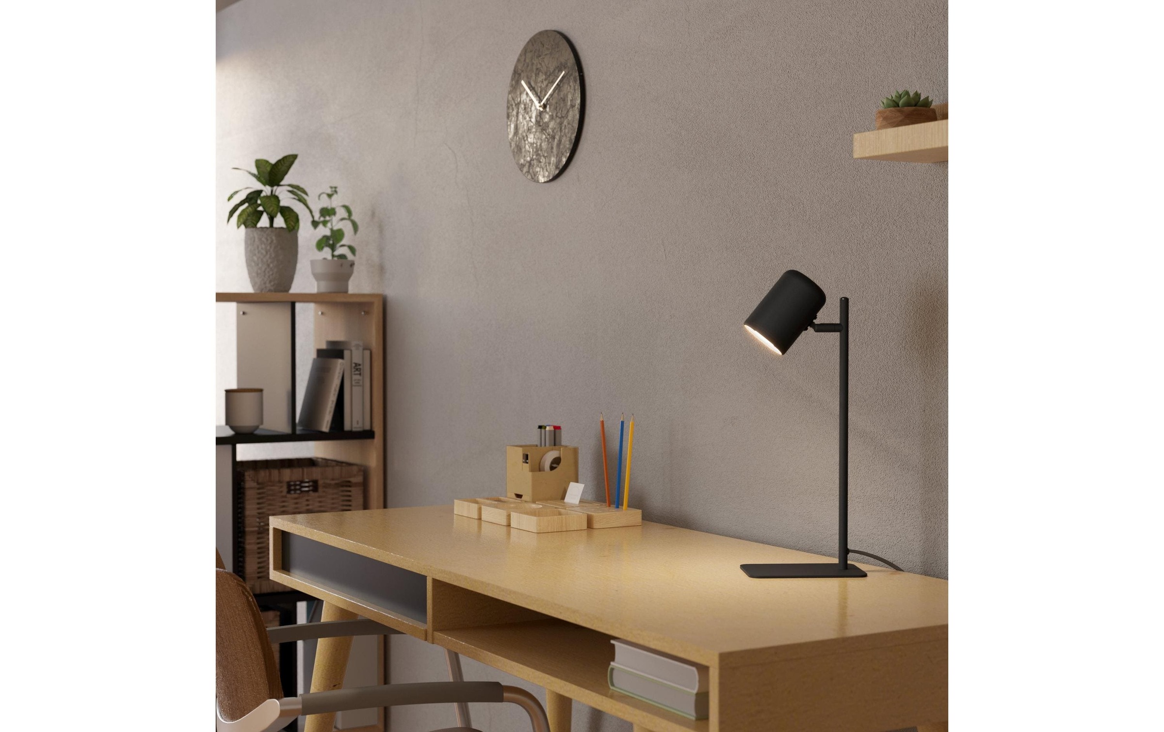 EGLO Lampe de table LED »CEPPINO GU10 1 x 4.5W« 1 cuis Leuchtenkopf schwenkbar