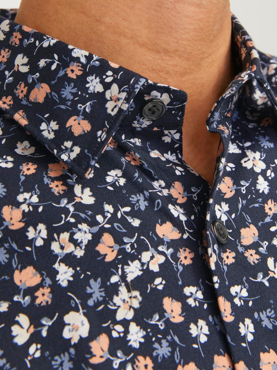 Jack & Jones Langarmhemd »JPRBLANORDIC PRINT SHIRT L/S SN«