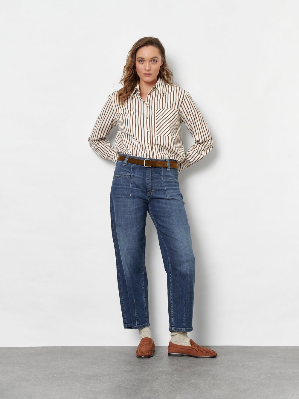 TONI Jeans 7/8 »Liv Barrel 7/8« avec poches
