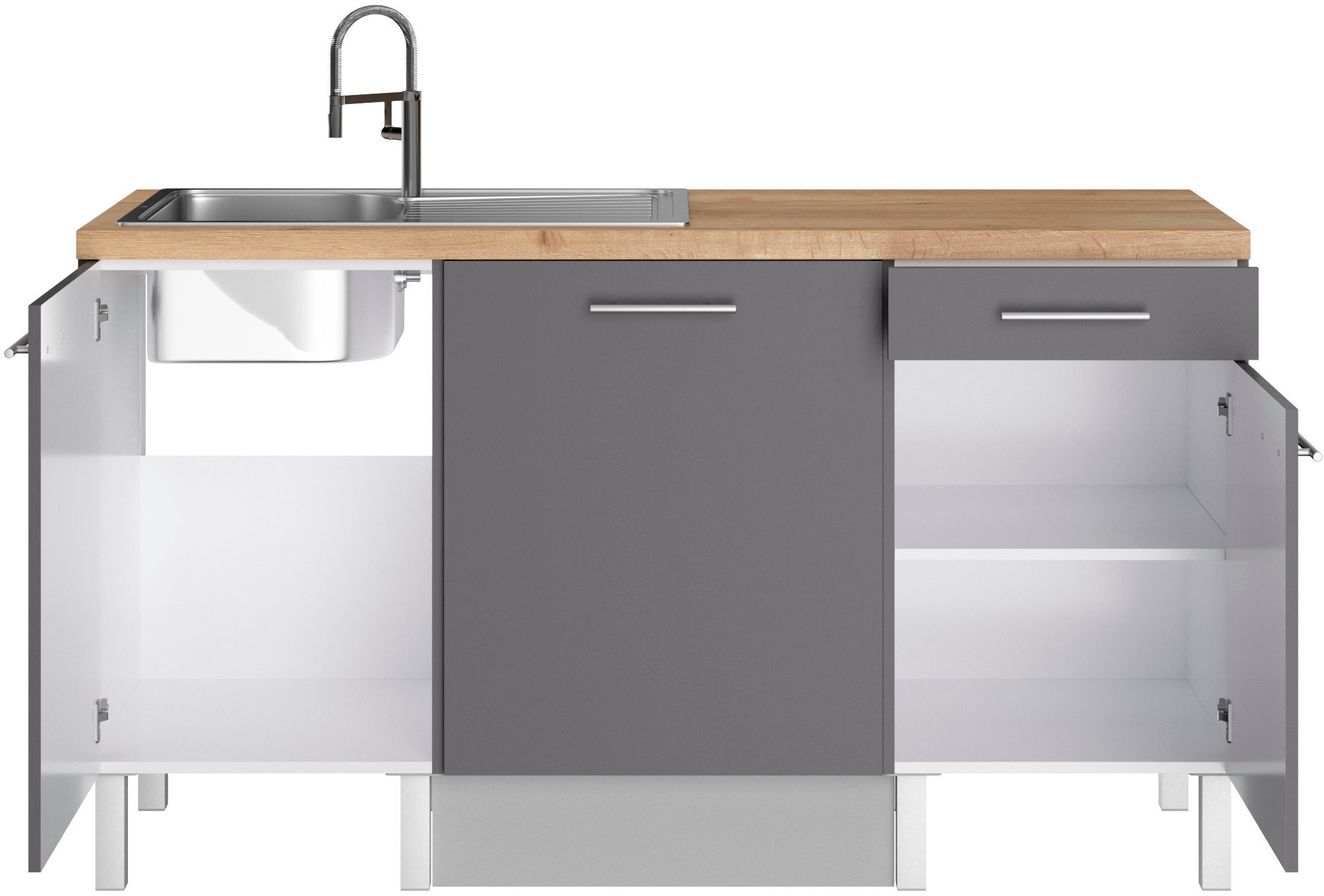 OPTIFIT Pantryküche »Lilly« Breite 160 cm, wahlweise mit E-Geräten