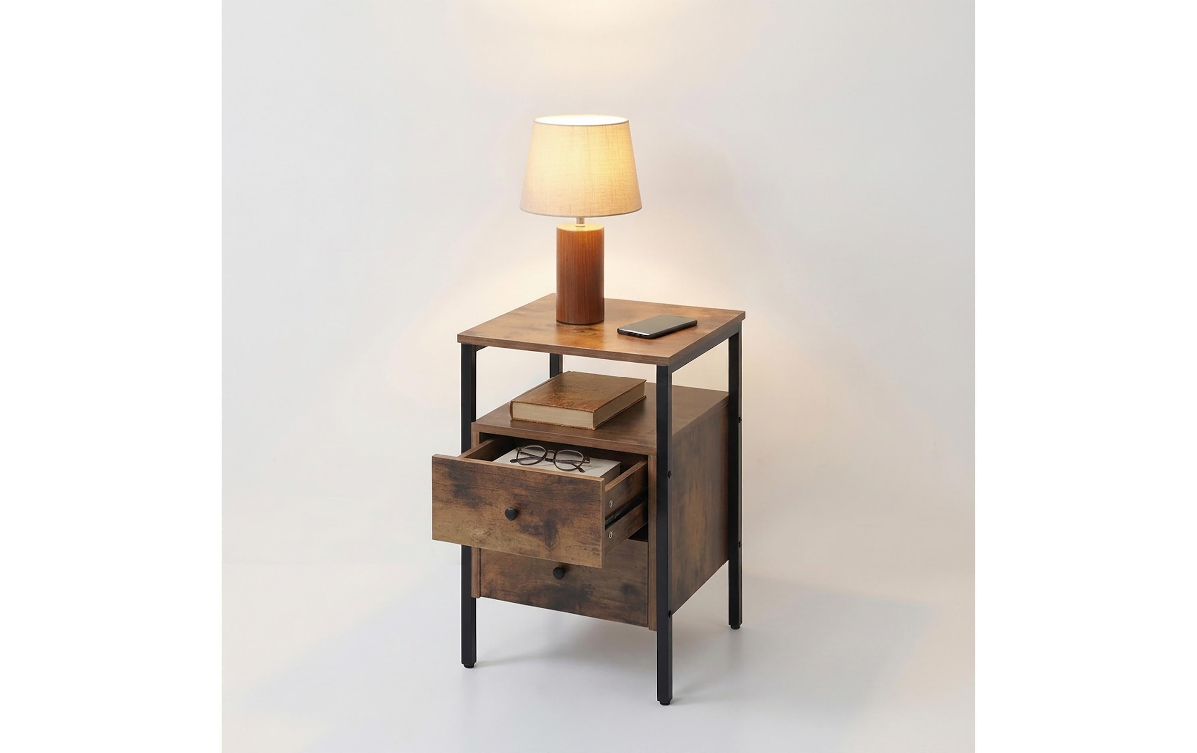 relaxdays Table de nuit »40 x 61 cm«