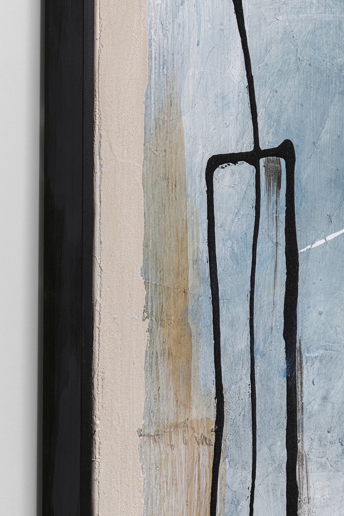 Kare Design Tableau avec cadre »Gerahmtes Bild Dust Blau«