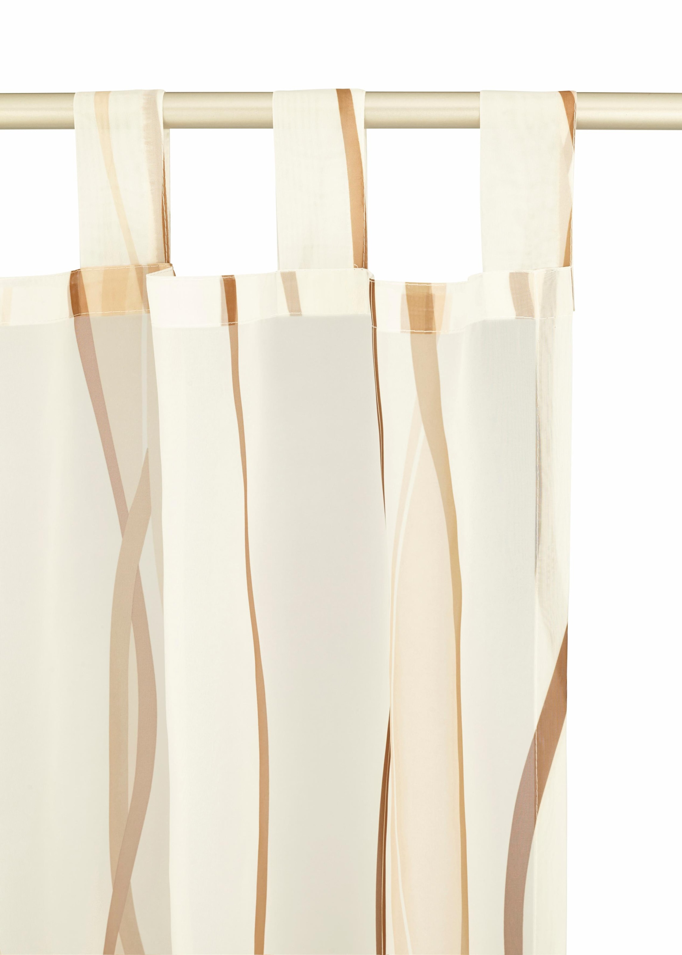GOODproduct Gardine »DIMONA« Schlaufen 2 Stk. tlg. 2-er Set, Voile, Polyester, Wellen