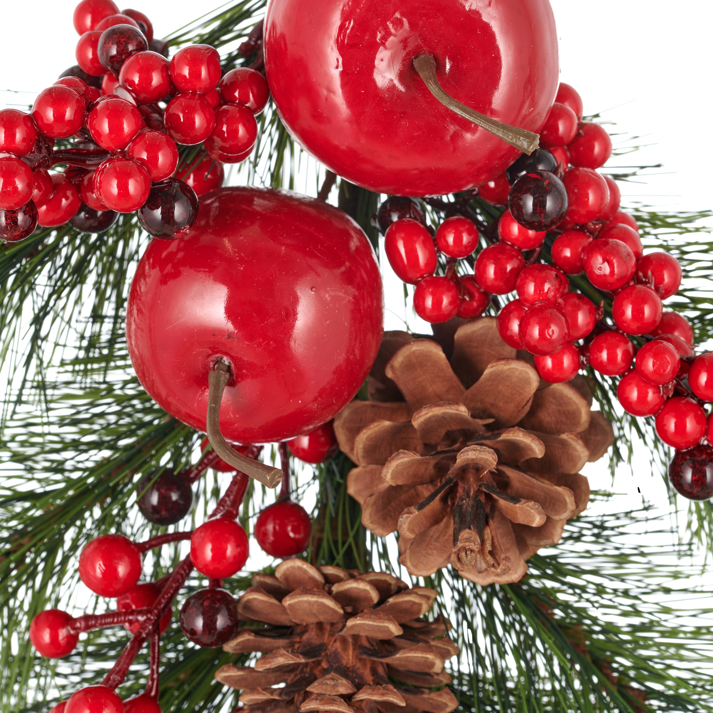 Creativ green Liane artificielle »Hänger mit Tannenzweigen« und üppig dekorierten Accessoires