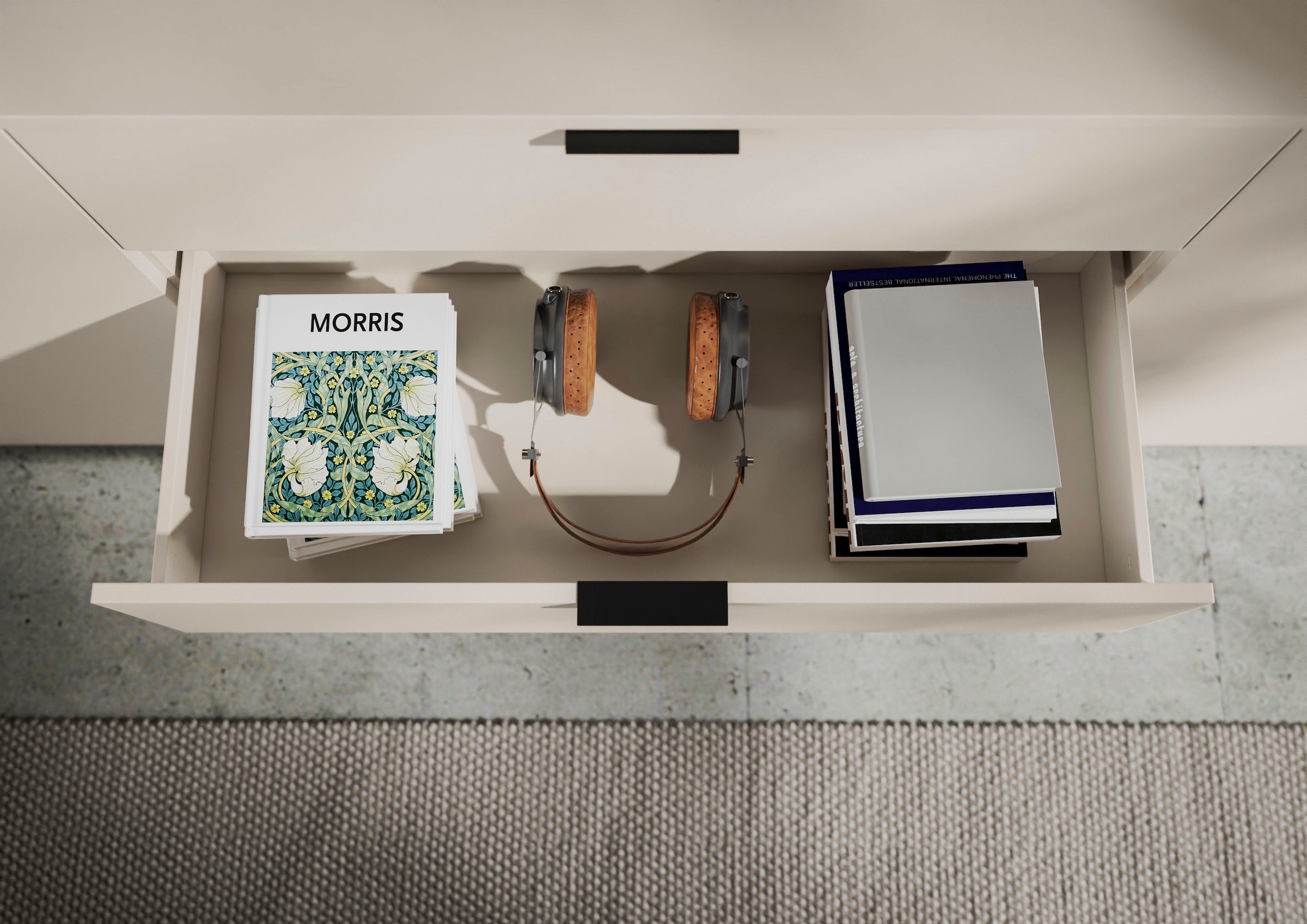 HBZ Sideboard »Linz Kommode, BxHxT 180x90x40cm« 1 Stk. tlg. Breite 180cm,Lip-Griff, Melaminbeschichtung