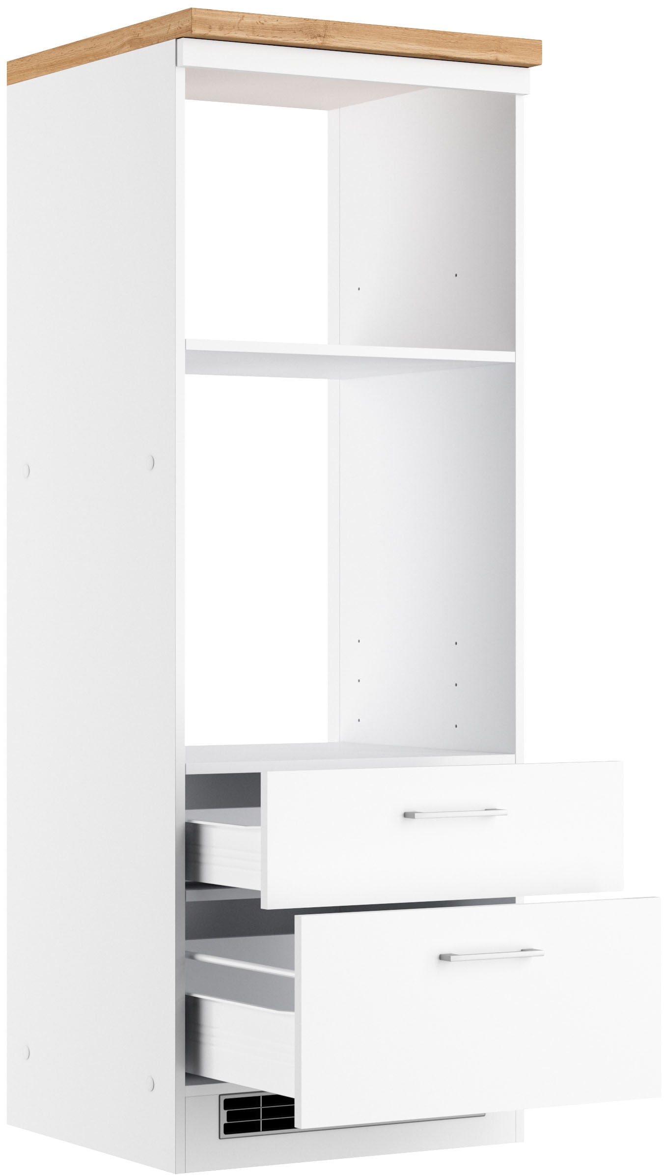 KOCHSTATION Armoire d'encastrement pour four »KS-Milan« encastrement micro-ondes/four 60 cm, mat ou brillant