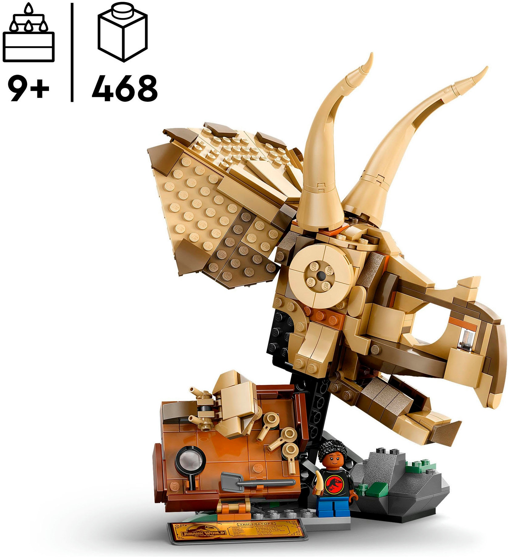 LEGO® Konstruktionsspielsteine »Dinosaurier-Fossilien: Triceratops-Schädel (76969)« LEGO Jurassic World; Made in Europe