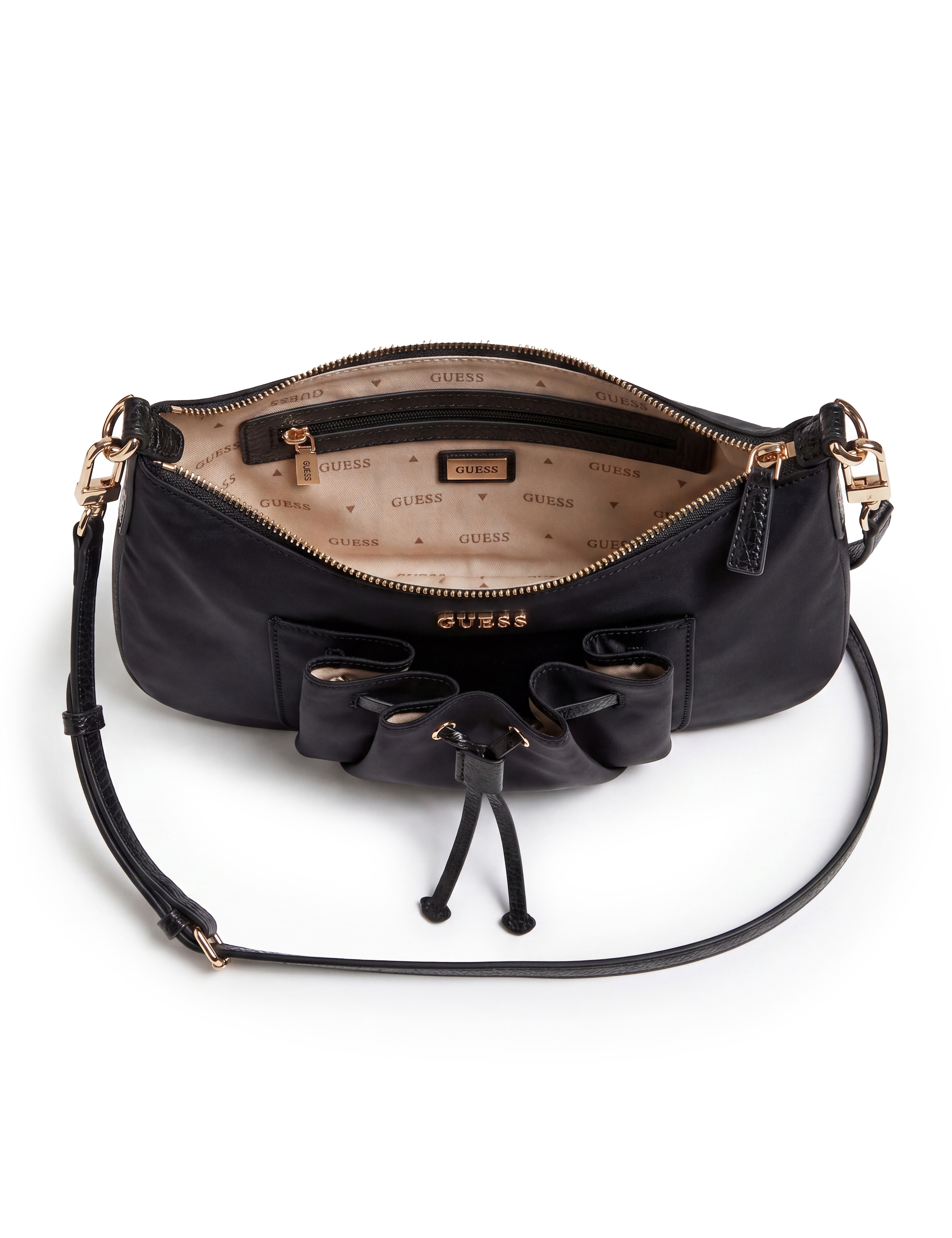 Guess Mini sac »THEODORA MINI SHOULDER BAG« Sac à main pour femme, sac bandoulière, sac à poignée au style tendance