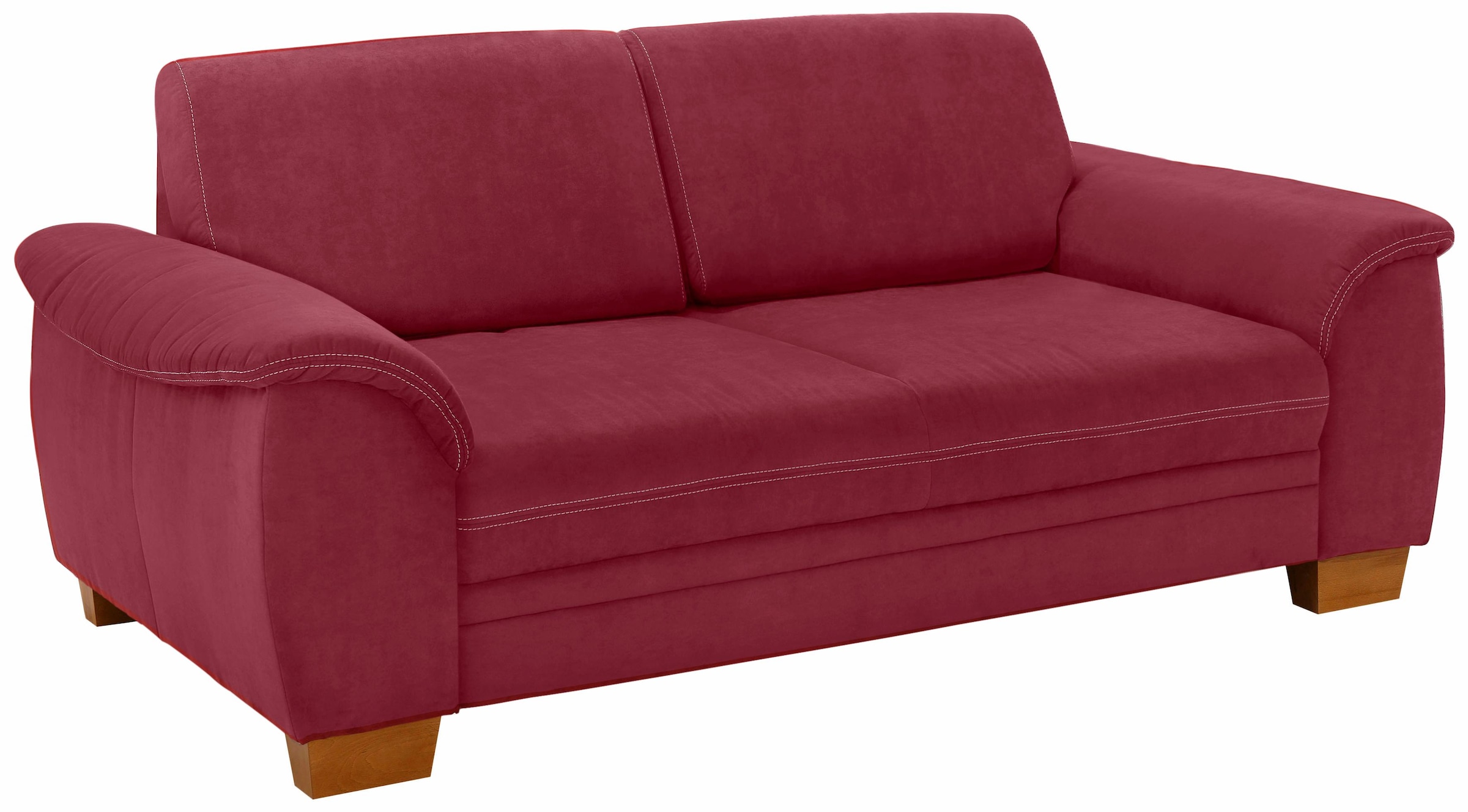 Home affaire 3-Sitzer »Husum« mit Sitztiefenverstellung, Kontrastnaht und Federkern