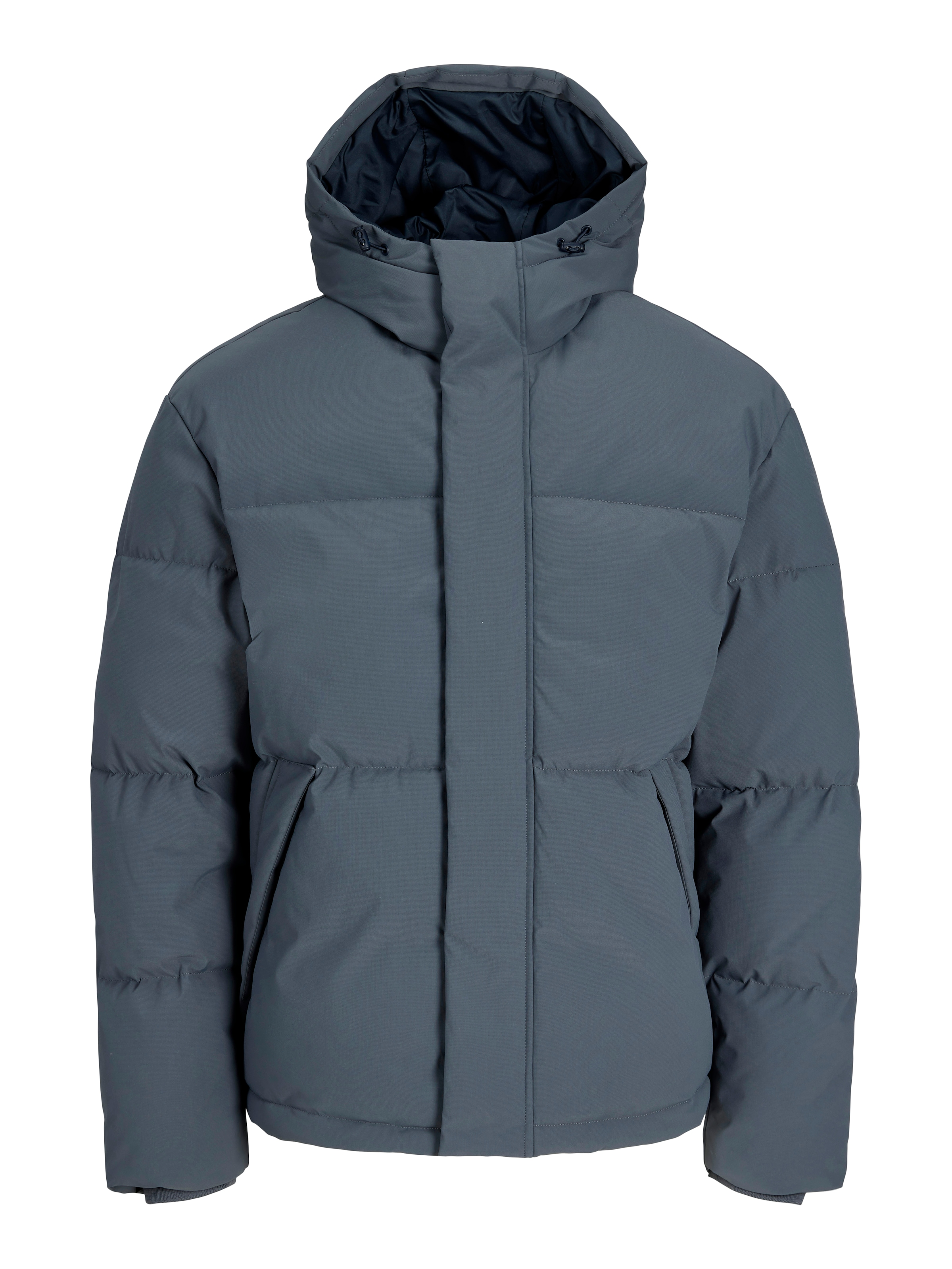 Jack & Jones Veste matelassée »JJESOHO PUFFER HOOD AW26 SN« avec capuche fibre synthétique, coupe régulière