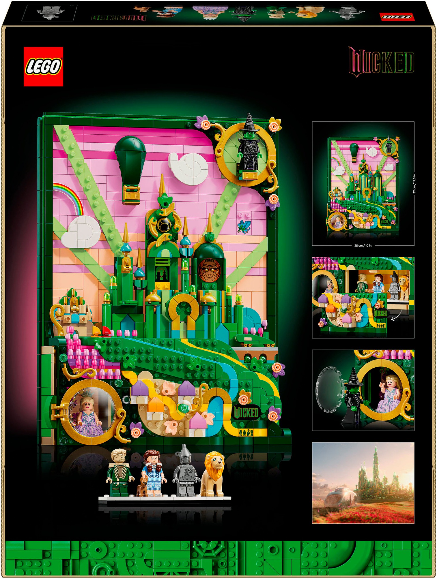 LEGO® Pions de construction »Emerald City Wandkunst (75685), LEGO Wicked« Made in Europe