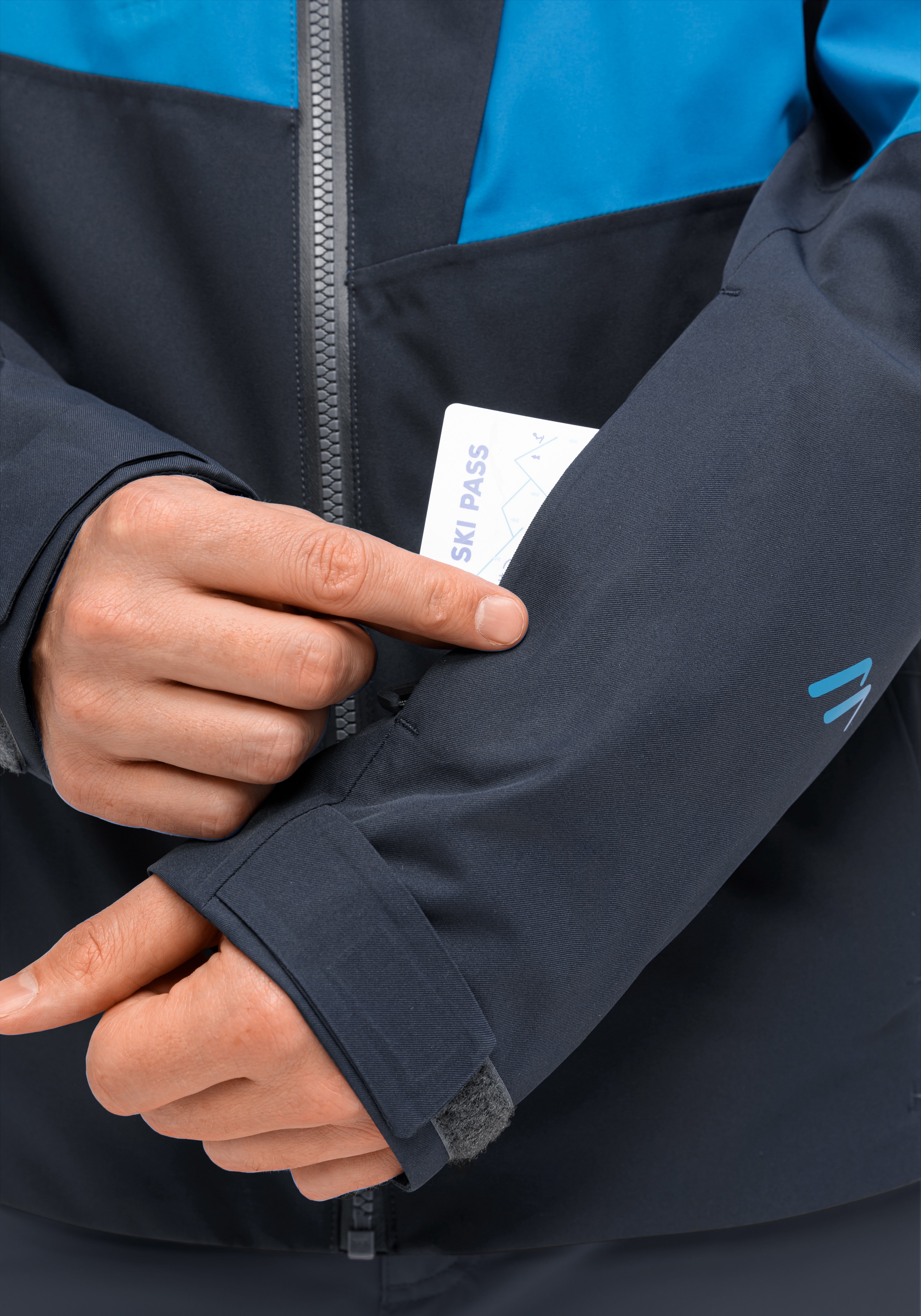 Maier Sports Funktionsjacke »Lindon M« Herren Outdoorjacke, wasserdicht, RV-Taschen, Kapuze