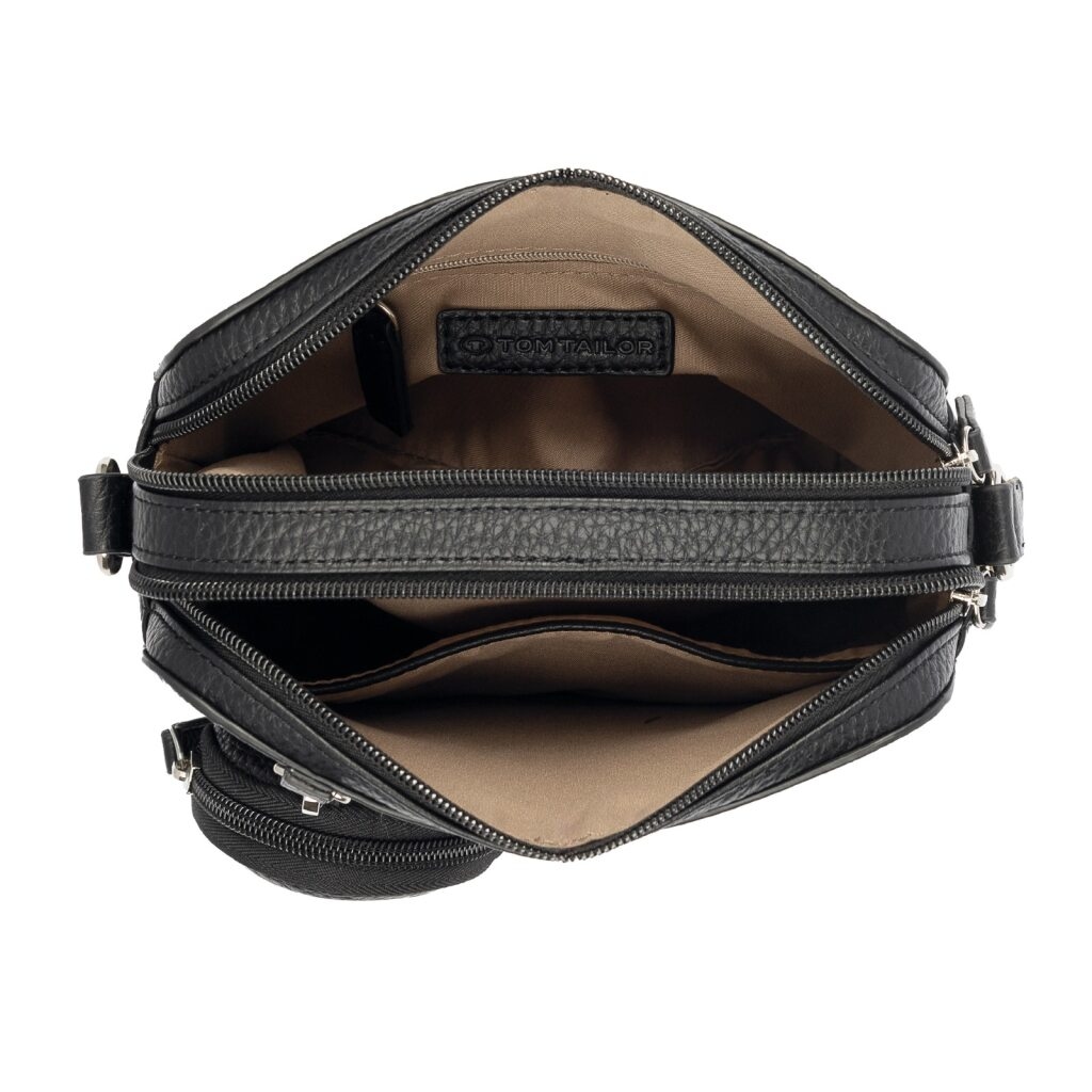 TOM TAILOR Sac à bandoulière »Rima« formes élégantes rencontrent une bandoulière sportive & mini pochette