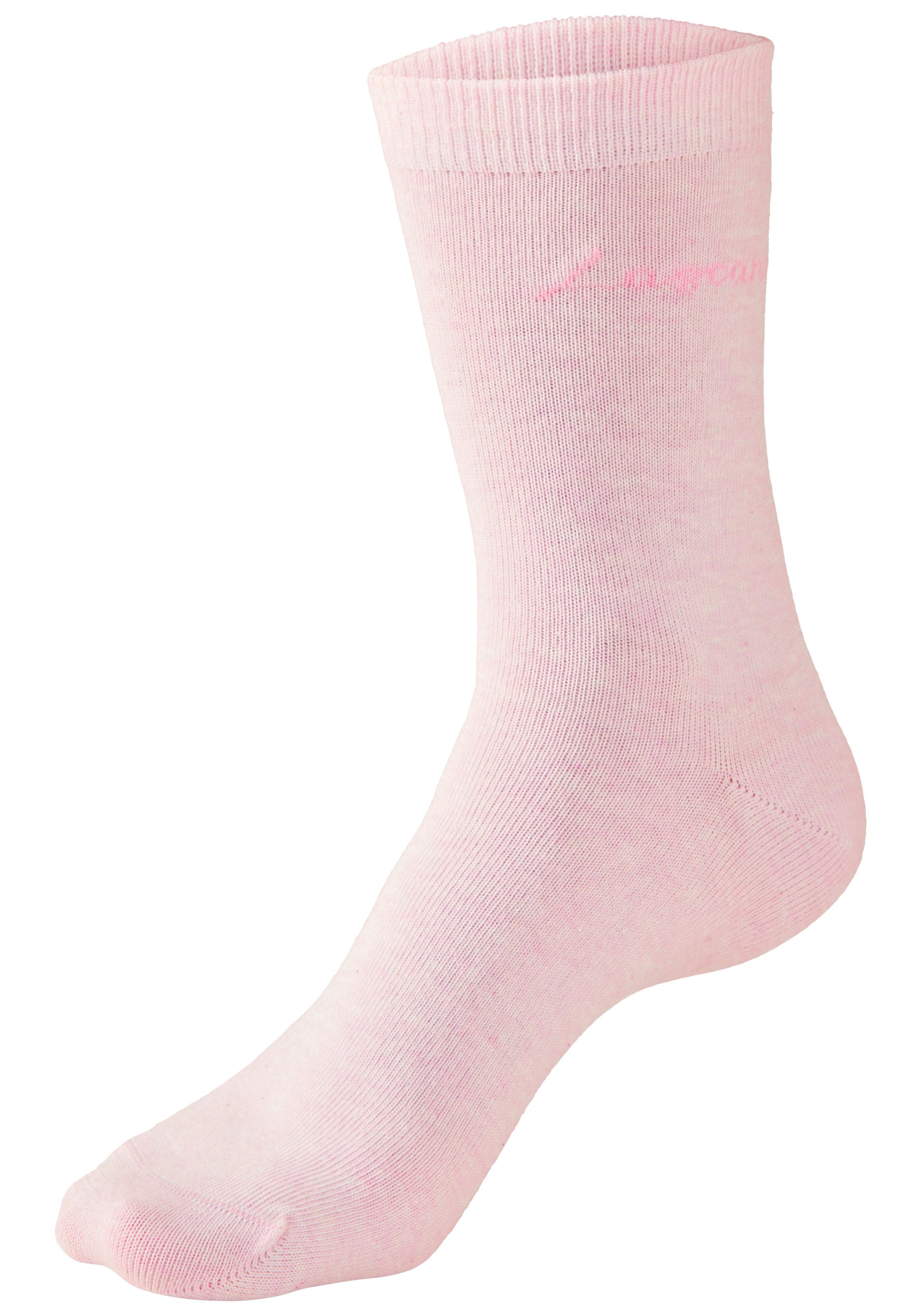 LASCANA Chaussettes basiques »für Damen mit eingestricktem Markenlogo« Boîte, 7 cuis tlg. dans une jolie boîte cadeau