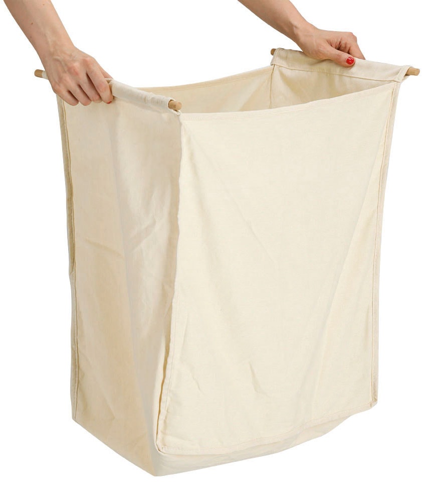 Zeller Present Panier à linge hochwertig aus Bambus