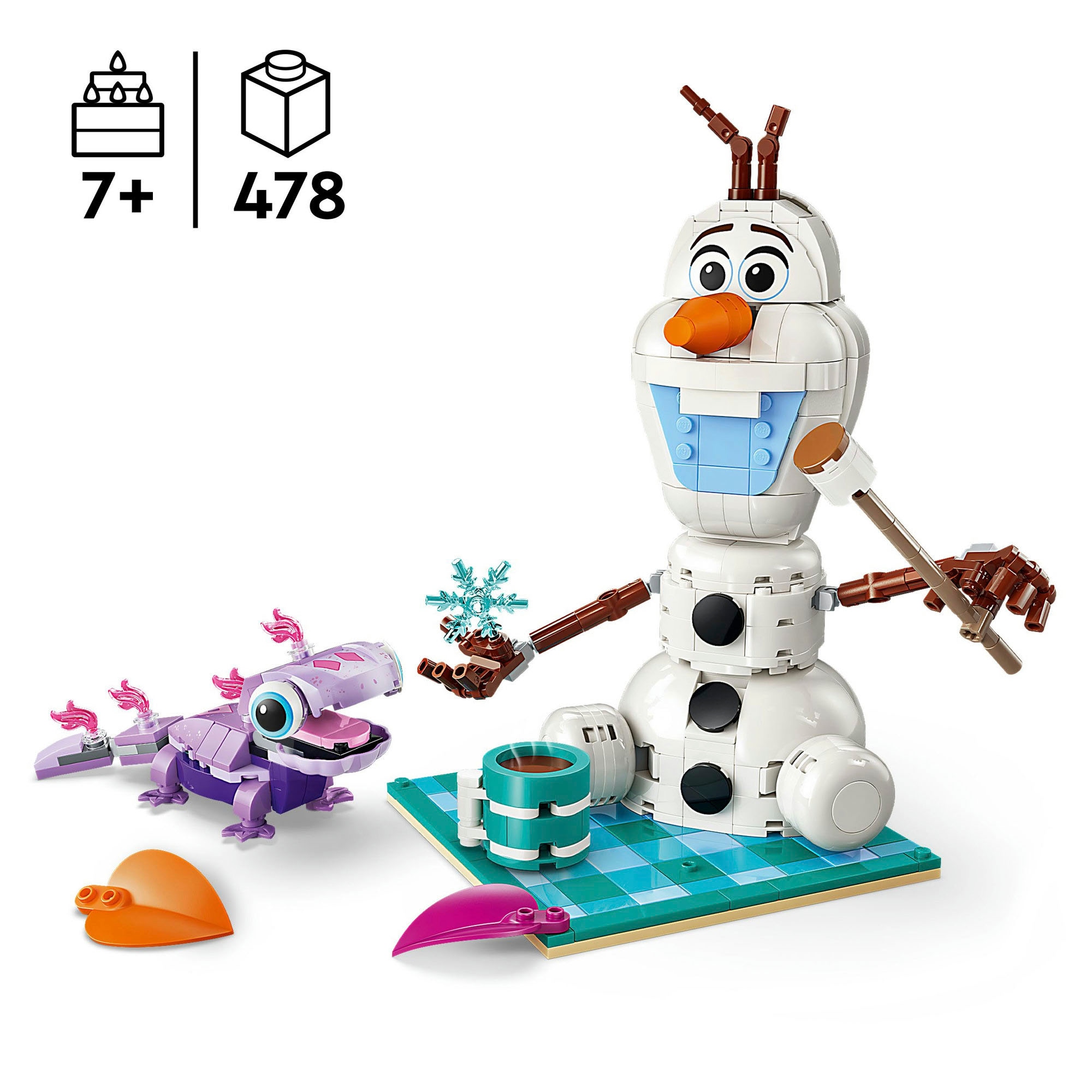 LEGO® Pions de construction »Picknickspass mit Olaf und Bruni (43287), LEGO Disney Princess« Made in Europe