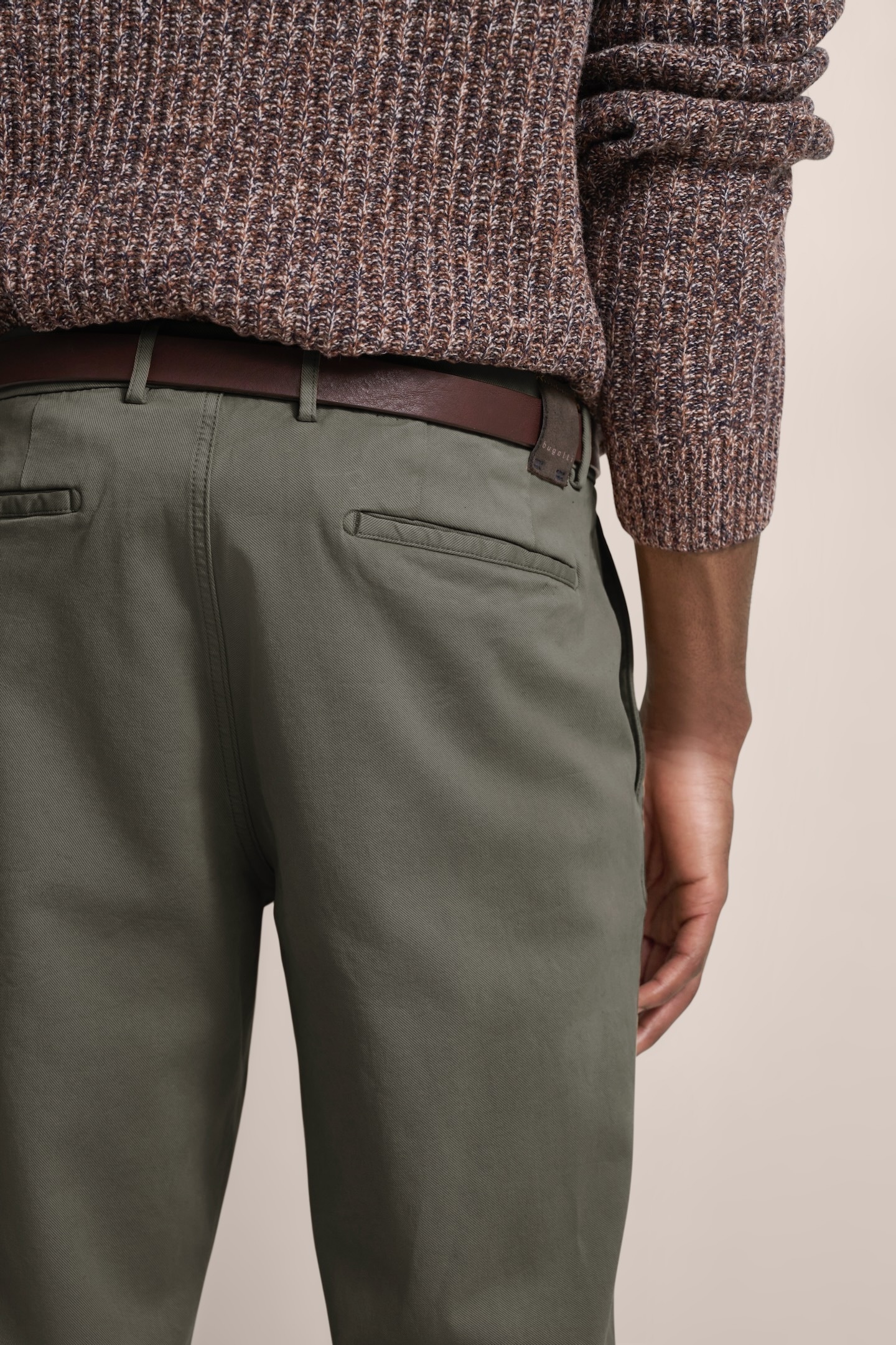 bugatti Pantalon en tissu  aus einem Baumwoll-Elasthan-Mix