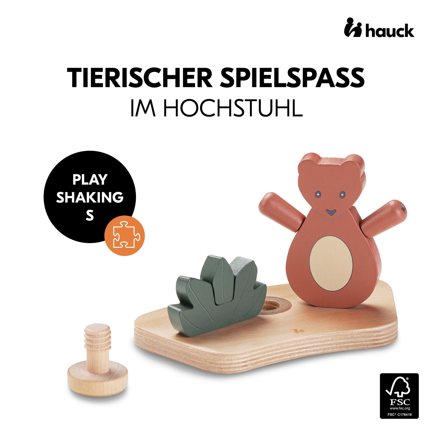Hauck Greifspielzeug »Play Shaking S Bear« FSC® - schützt Wald