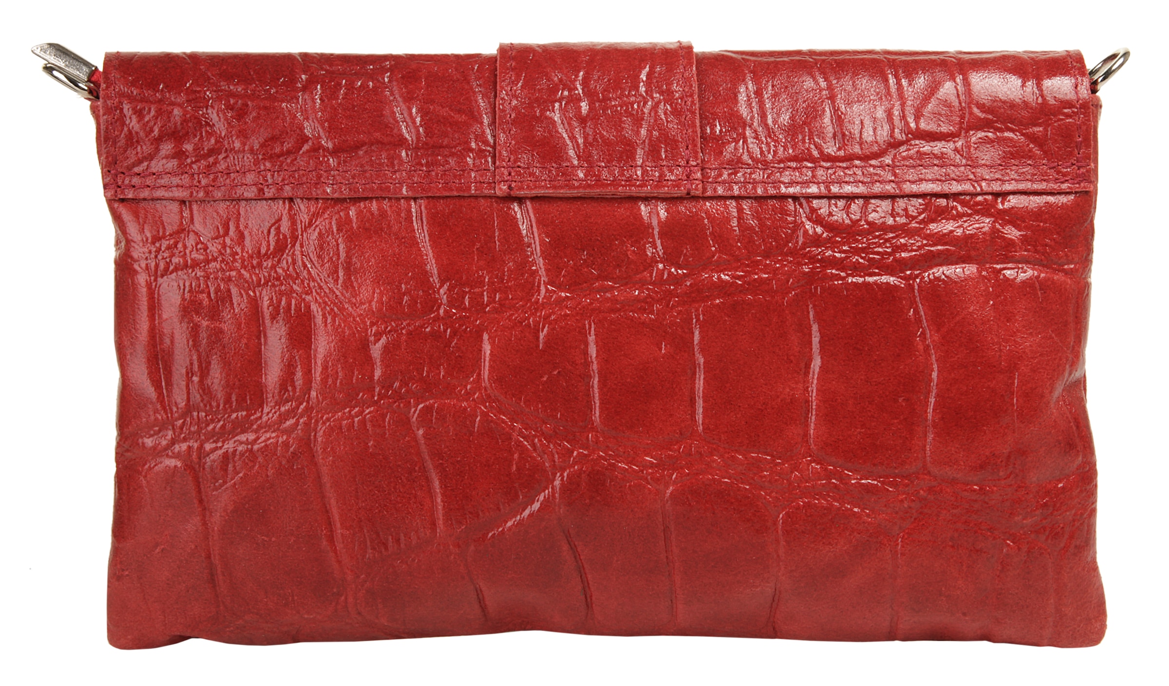 Cluty Abendtasche echt Leder, Made in Italy