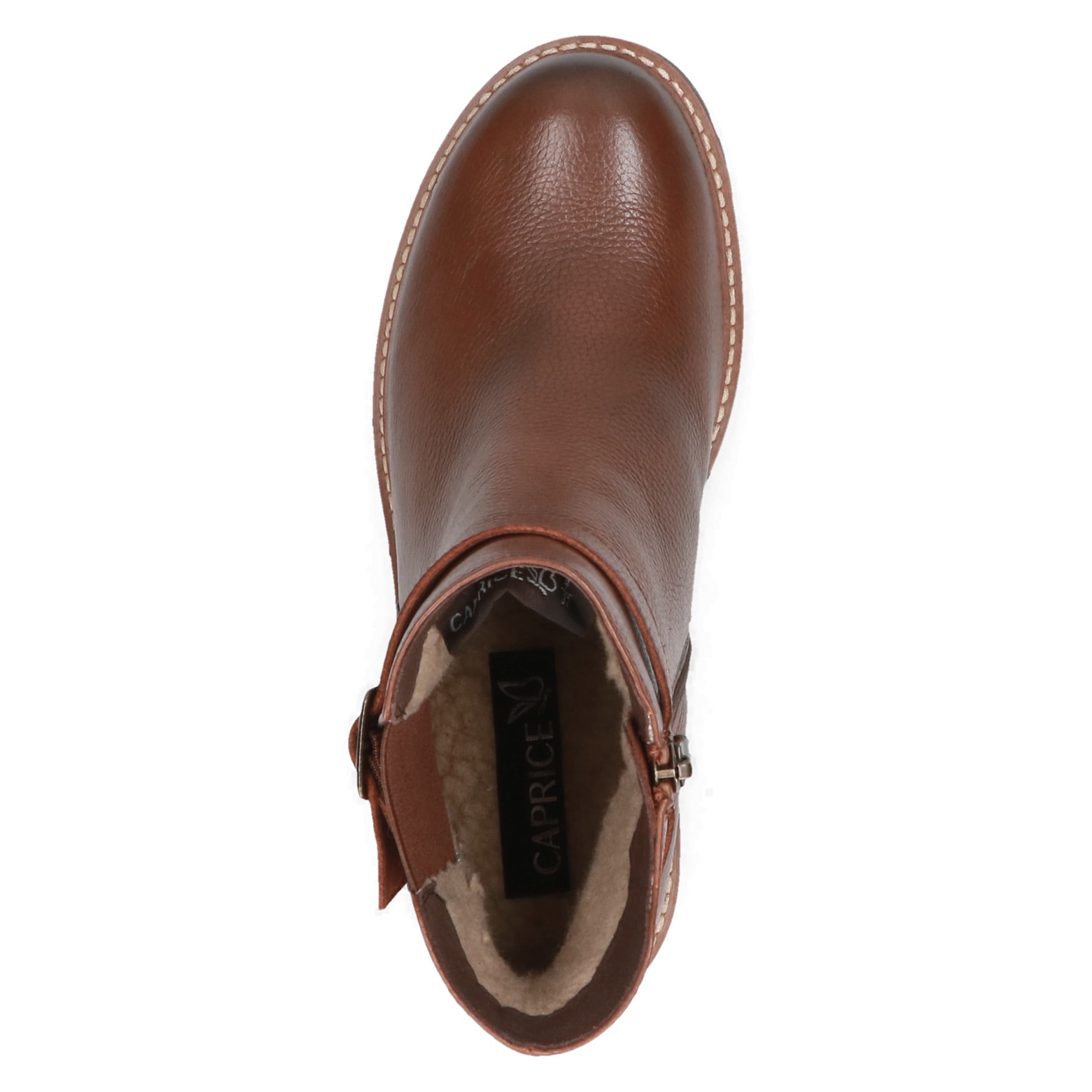 Caprice Bottines chelsea  , talon bloc, bottines d'automne, bottine avec boucle décorative discrète