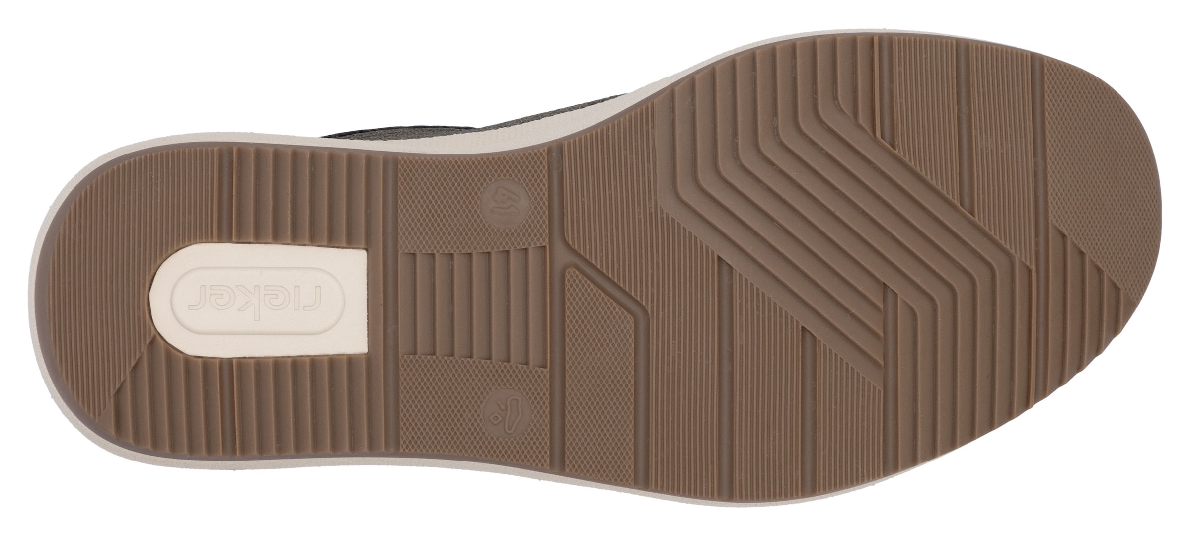 Rieker Sneaker  , Halbschuh, Freizeitschuh, Schnürschuh mit seitlichem Reissverschluss