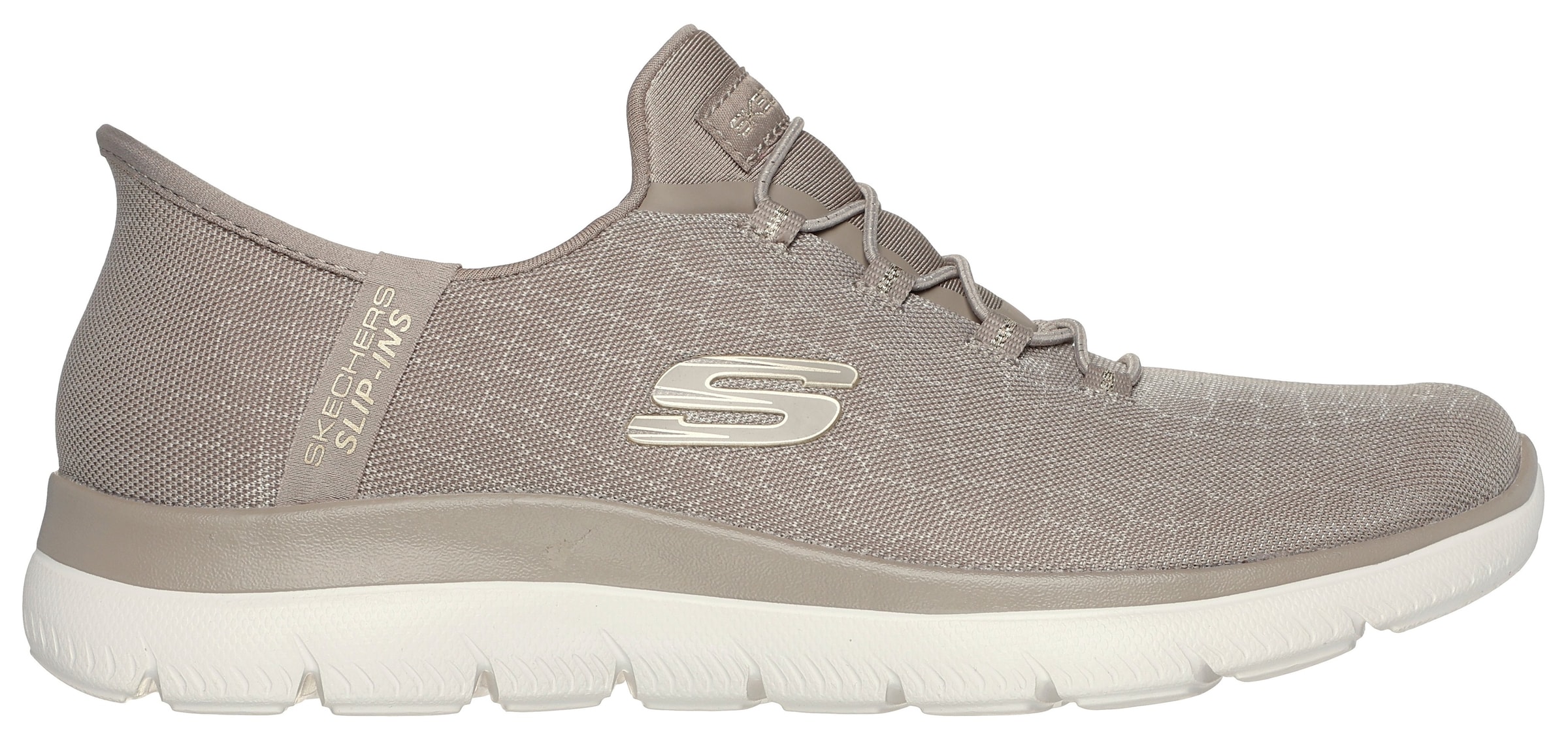 Skechers Baskets slip-on »SUMMITS-CLASSY NIGHT«  Slipper, Freizeitschuh mit komfortabler Heel Pillow Funktion