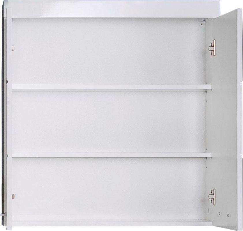 welltime Armoire suspendue »Avena« Badschrank breit mit verstellbaren Böden - Masse (B/T/H) 73/23/77 cm