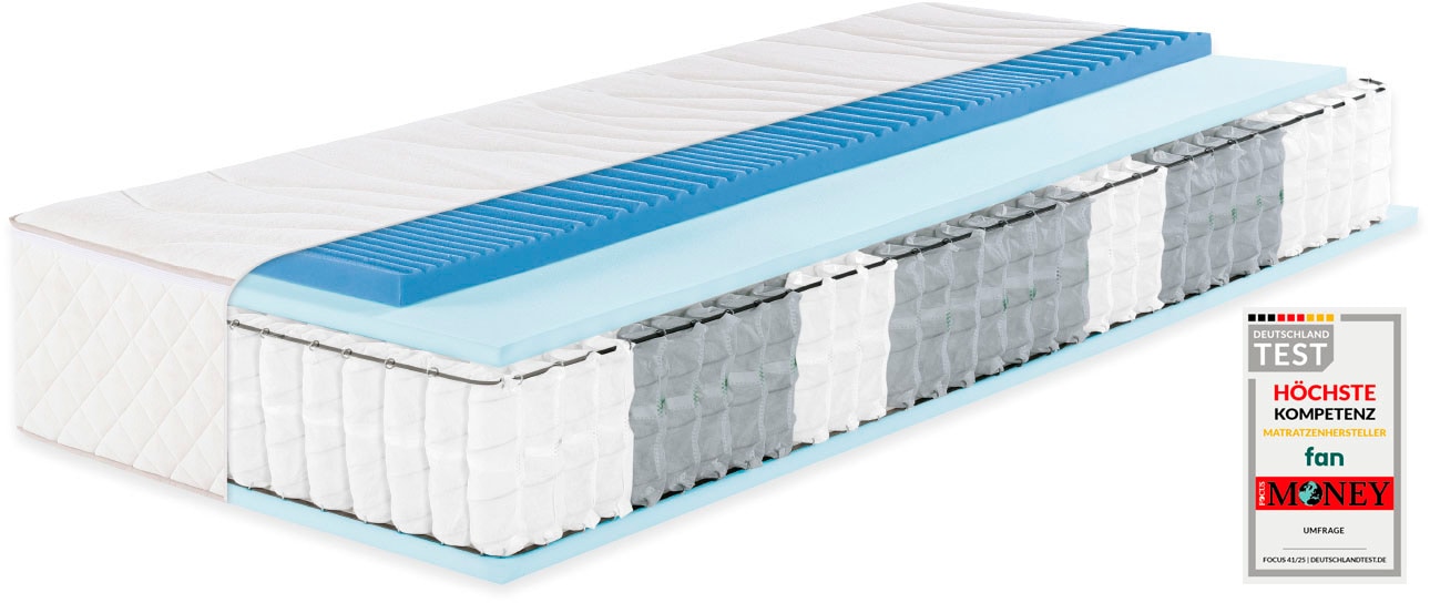fan Matelas à ressorts ensachés »Sleep Spring Pro, Boxspringmatratze m. Thermogelauflage, 90x200 & mehr« 33 cm hoch 1-tlg., 1 cuis tlg. Haus & Garten Test "GUT", getestet in Gr. 90x200, H2