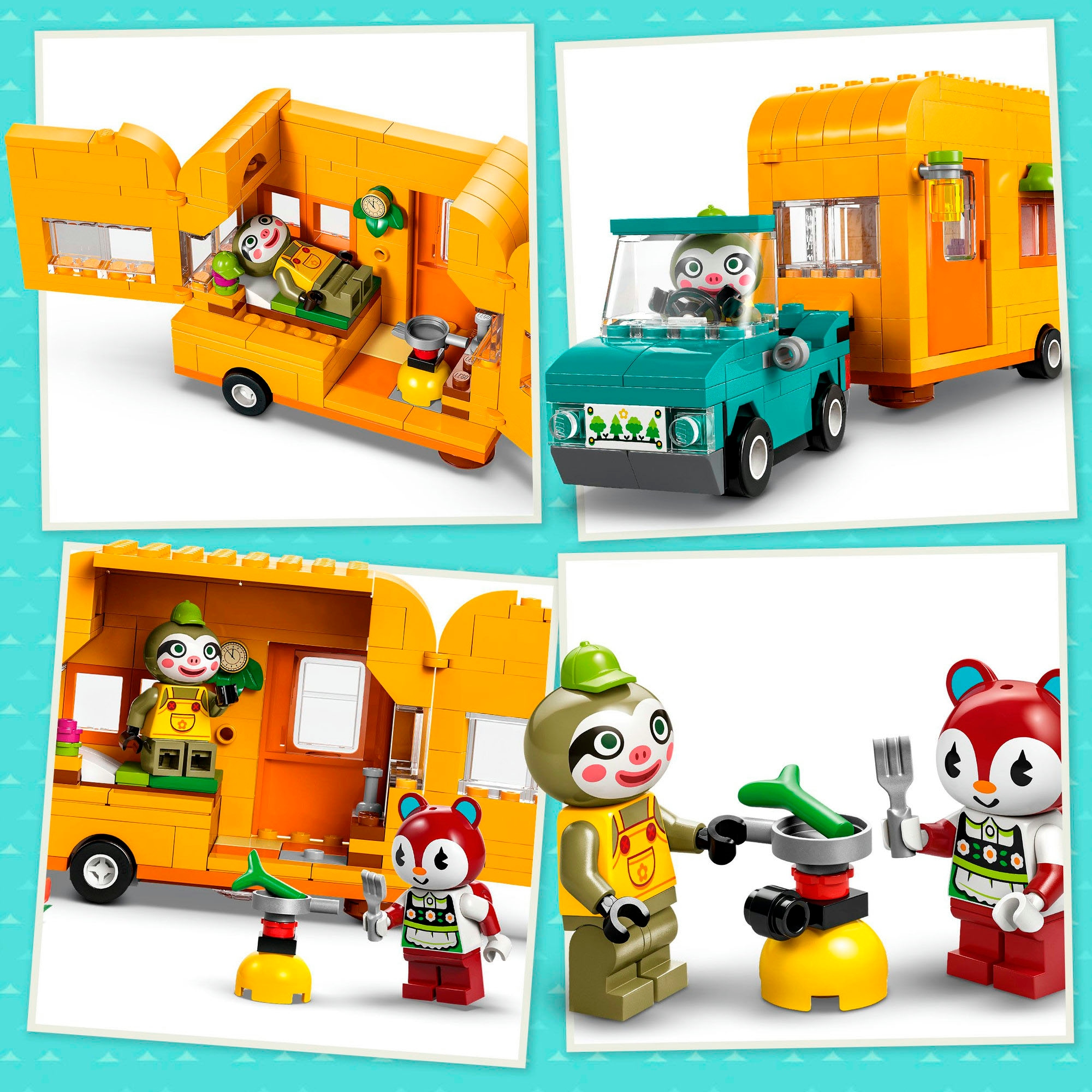 LEGO® Pions de construction »Gerds Wohnwagen & Gärtnerei (77054), LEGO Animal Crossing« Made in Europe