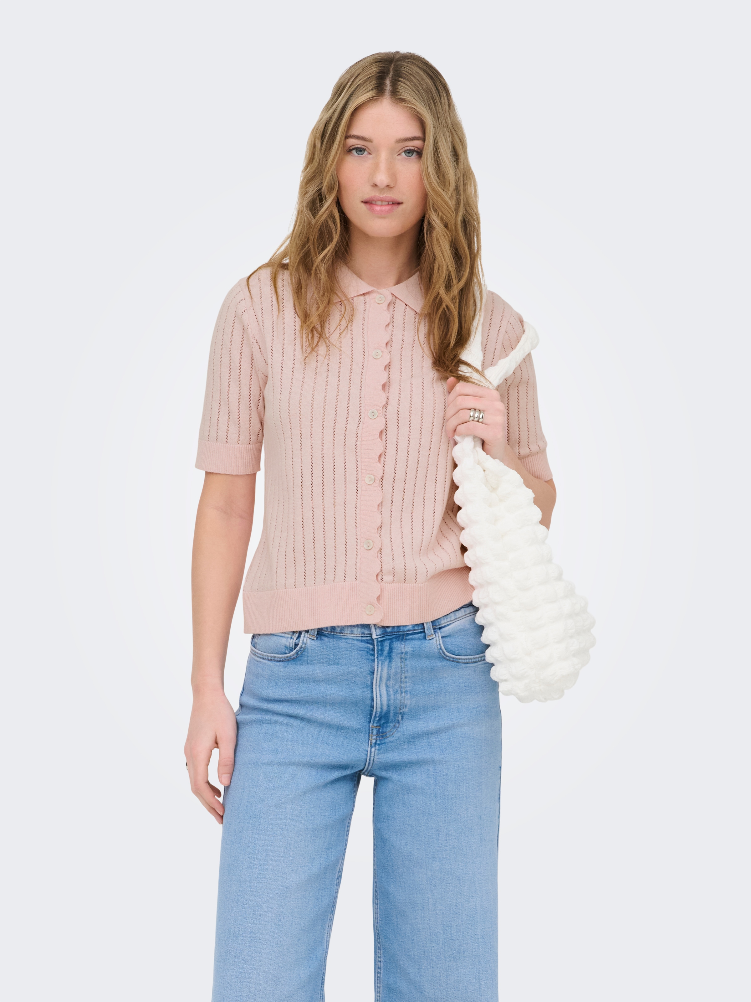 ONLY Veste en tricot »ONLELMA POLO S/S CARDIGAN KNT NOOS«