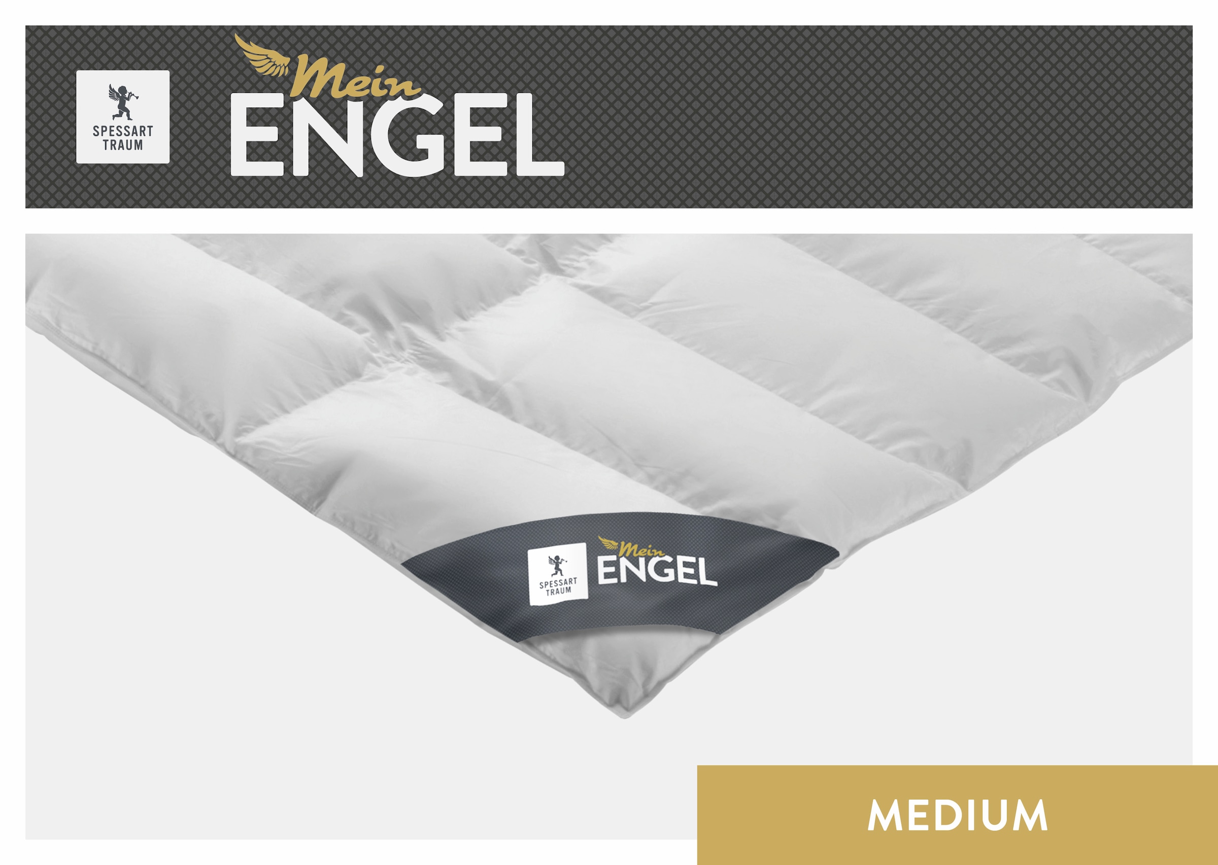 SPESSARTTRAUM Couette en duvet »Mein Engel« normal 1 cuis tlg. Couette 135x200 cm et autres tailles
