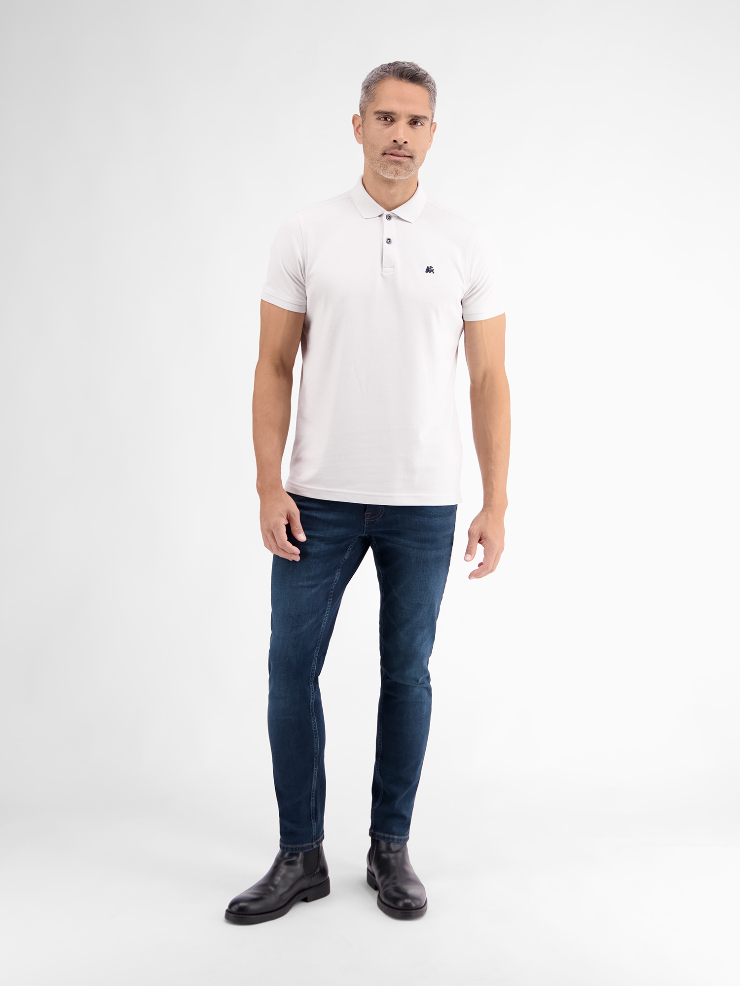 LERROS 5-Pocket-Hose »LERROS CONLIN 5-Pocket Stretch-Denim, SLIM FIT, unifarben CONLIN«